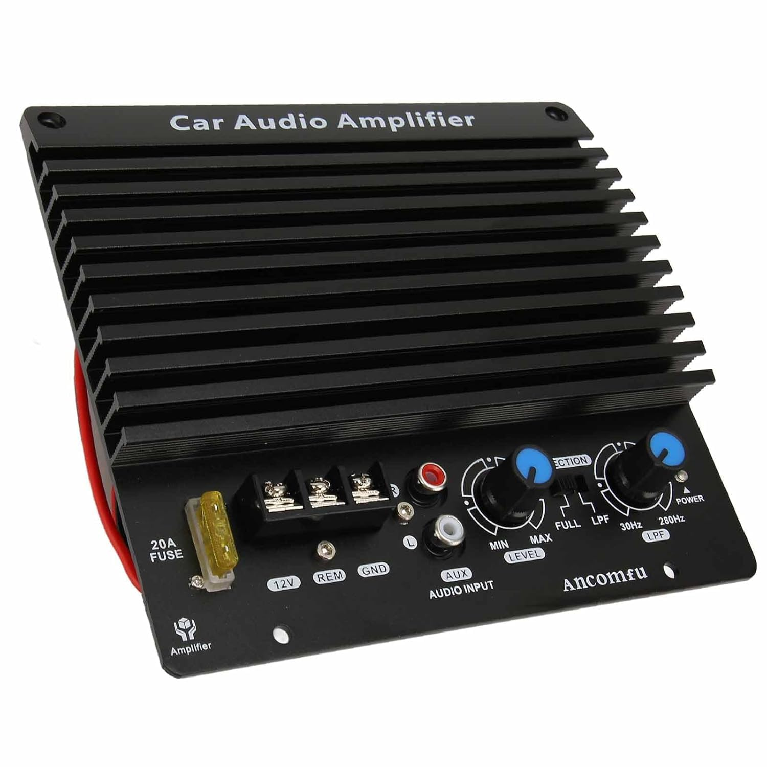 Dpofirs 12V Car Amplifier Board, 1000W High Power Car Audio Amp, Aluminum Alloy Subwoofer Plate Amplifier for Vehicle image number 4