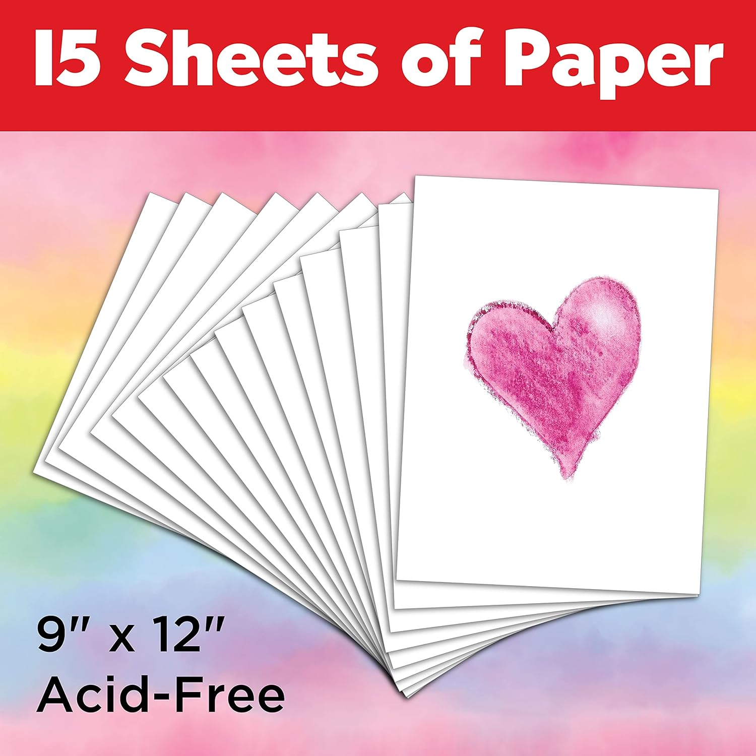 Faber-Castell Watercolor Paper Pad - 15 Sheets (9 X 12 Inches) - 12 Count (Pack Of 1), Watercolor Pad image number 5