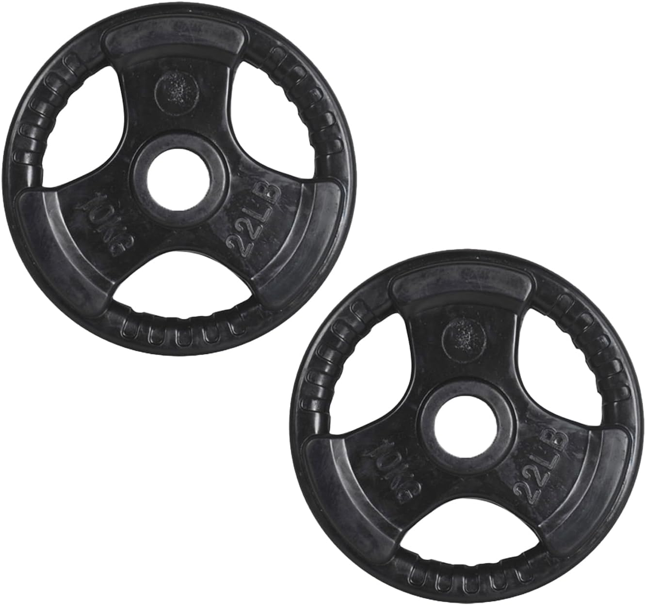 HCE Rubber Coated Olympic Weight Plates for Adjustable Dumbbells and Barbell Premium Quality Rubber Coated Weights Equipment Accessories for Body Building, Weightlifting, WOD, MMA, Crossfit, Fitness & Sports