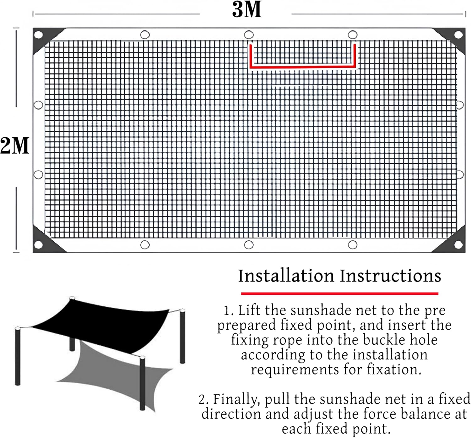 Rabbit Cage Cover Outdoor UV 90% Sun Protection 2X3M Net Tarpaulin Pet Cage Protector Chicken Coop Cover for Rabbit, Chicken, Duck, Cat, Dog and Other Small Animals image number 3