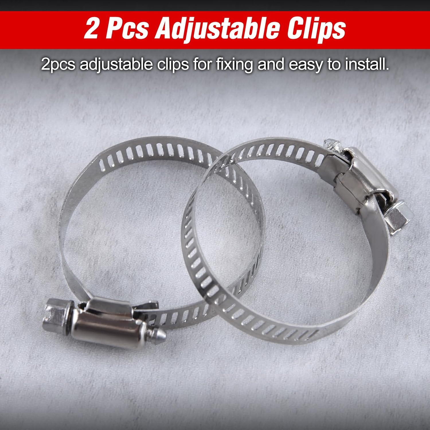 Aluminum Water Temperature Joint Pipe Connector 38Mm 1-1/2" Radiator Hose Sensor Gauge Adapter with 2 Hose Clamps Water Temp Meter Gauge Joint Pipe Temperature Sensor Adapter image number 6