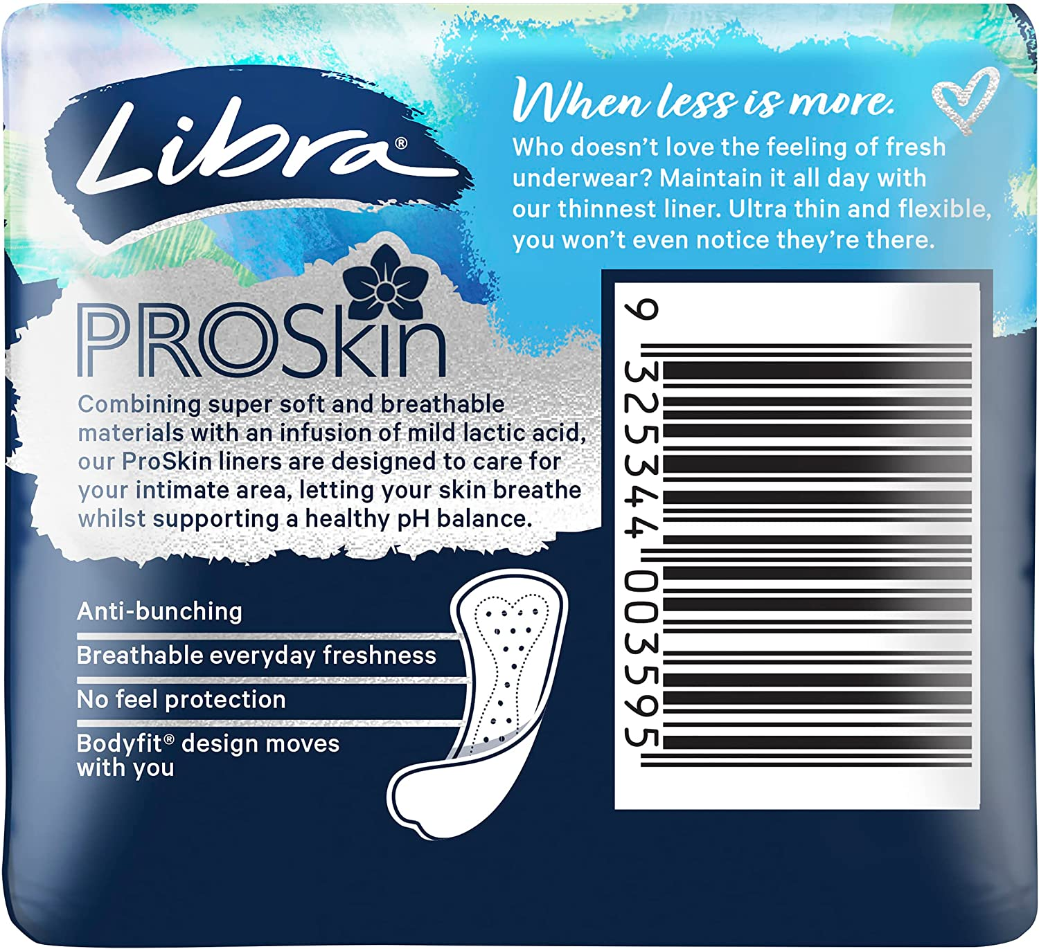 Libra Proskin Ultra Thin 30 Liners 180 Count (6 Packs of 30)