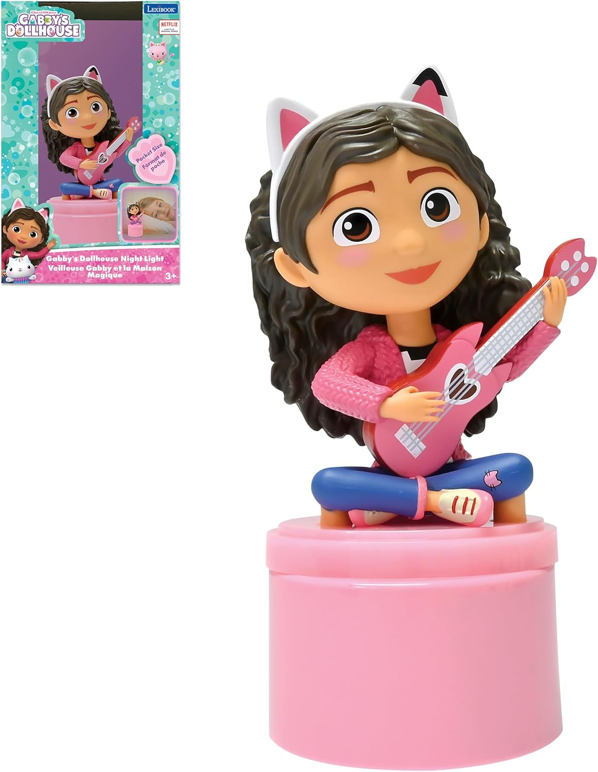 Lexibook Gabby 3D Nightlight with Soft White Light image number 4