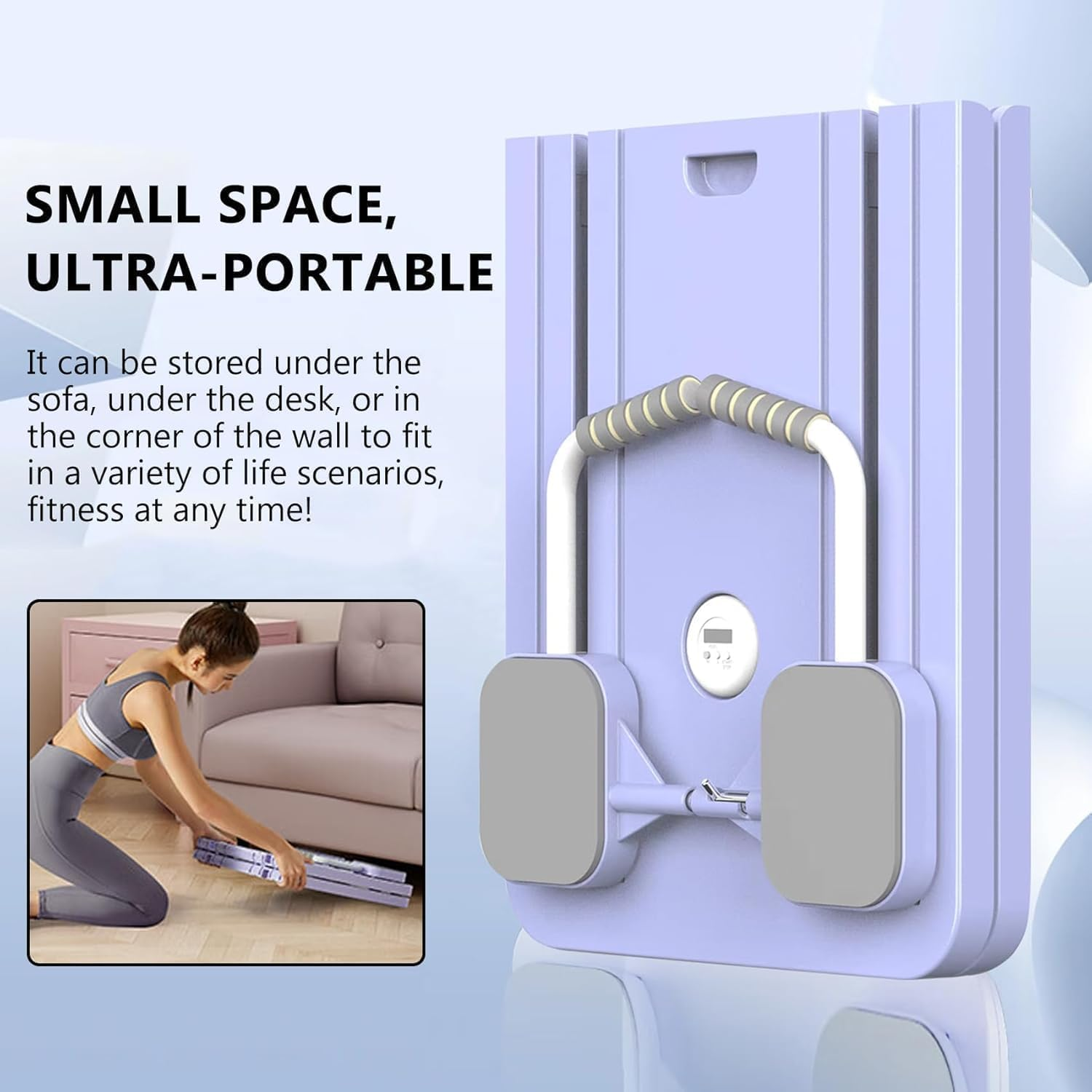 MIMYII Pilates Board,4 in 1 Multifunctional Core Exercise Equipment,Ab Trainer Machine Built in Timing Device,Suitable for Indoor and Outdoor Use Comprehensive Exercise Core Trainer image number 2