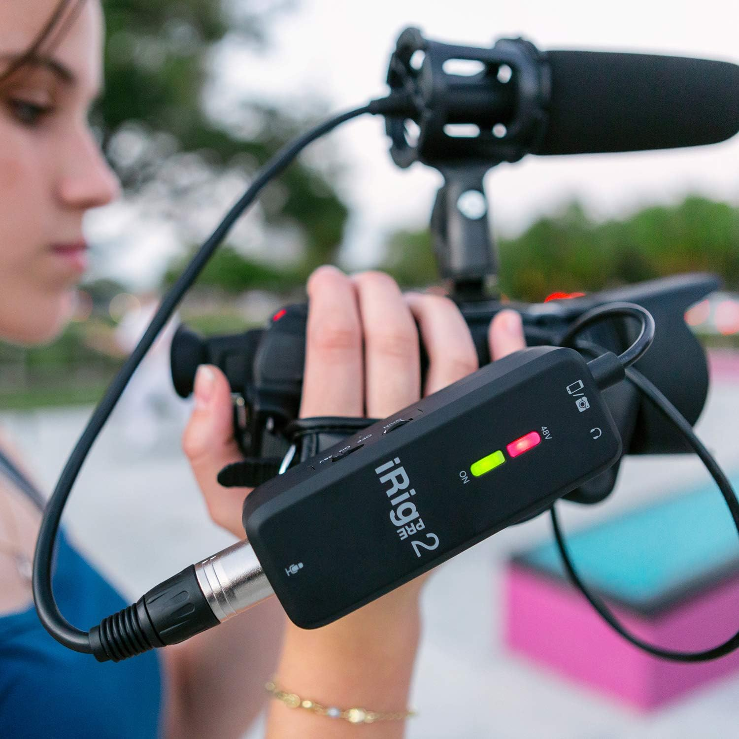 Irig Pre 2 XLR Mic Interface and Preamp: Interface IP-IRIG-PRE2-IN