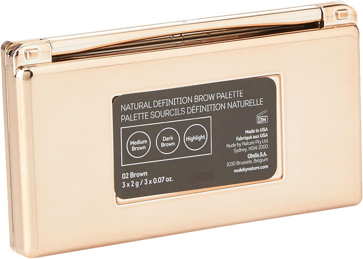 Nude by Nature Natural Definition Brow Palette 02 Brown image number 3