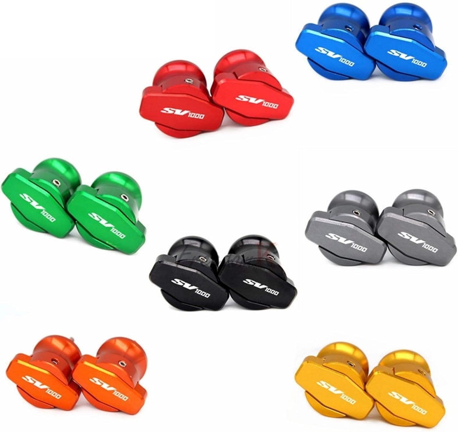 Motorbike Frame Sliders for S┐UZUKI SV1000 SV1000S SV 1000 1000S SV-1000 Motorcycle Accessories Stands Screws Swin Garm Swingarm Spools Slider M8 (Color : Orange) image number 3