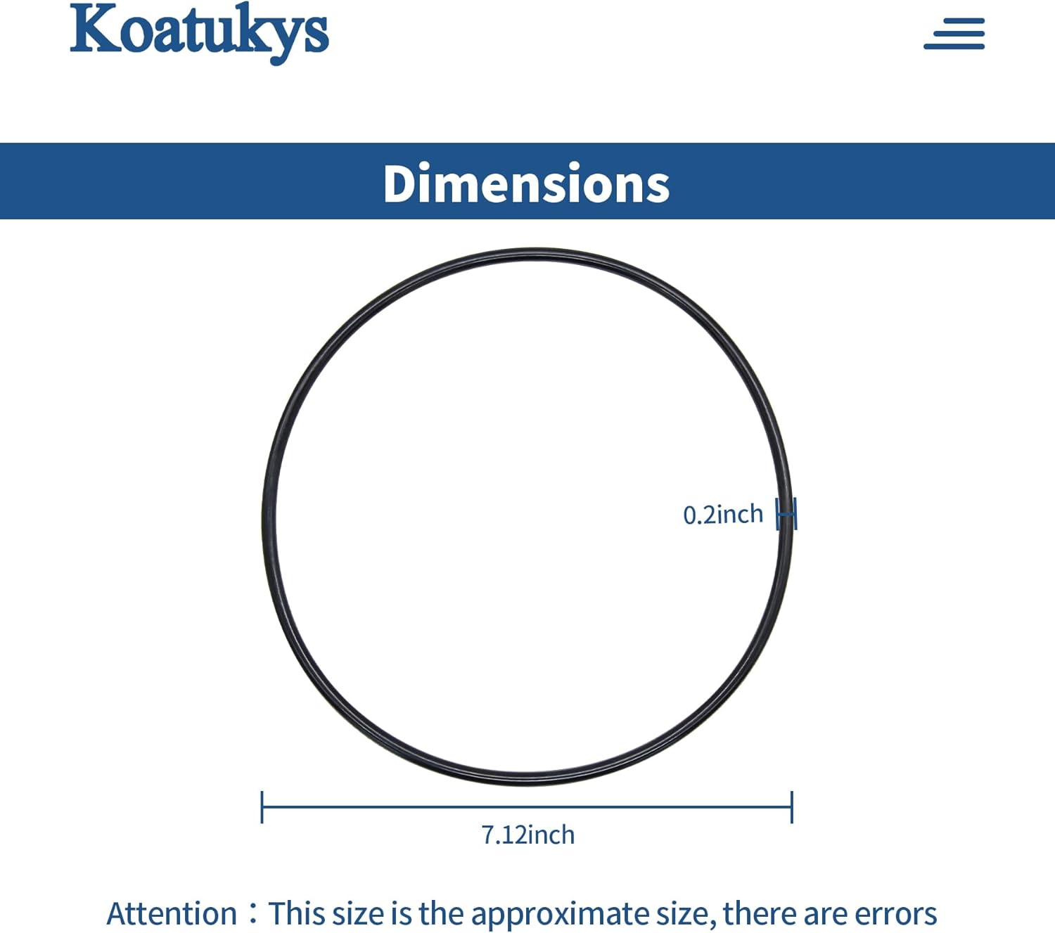 GMX600F O-Ring Replacement Fits Hayward Pro Series Sand Filter S140T S144T S164T S166T S180T S210T S220T S244T Series Filters image number 2