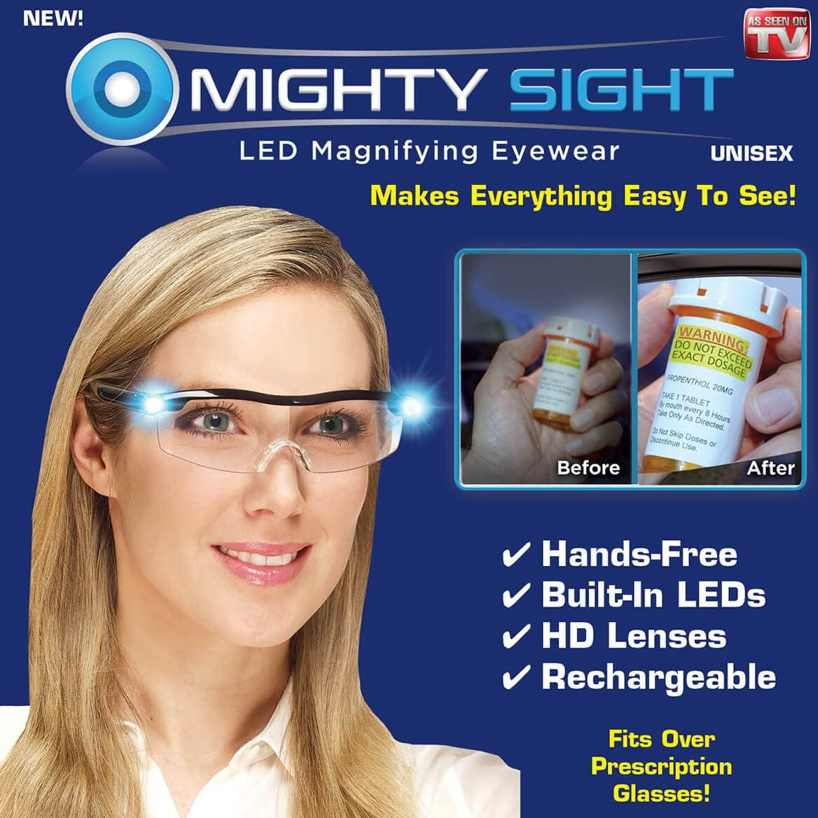 Ontel Mighty Sight Led Magnifying Eyewear image number 4