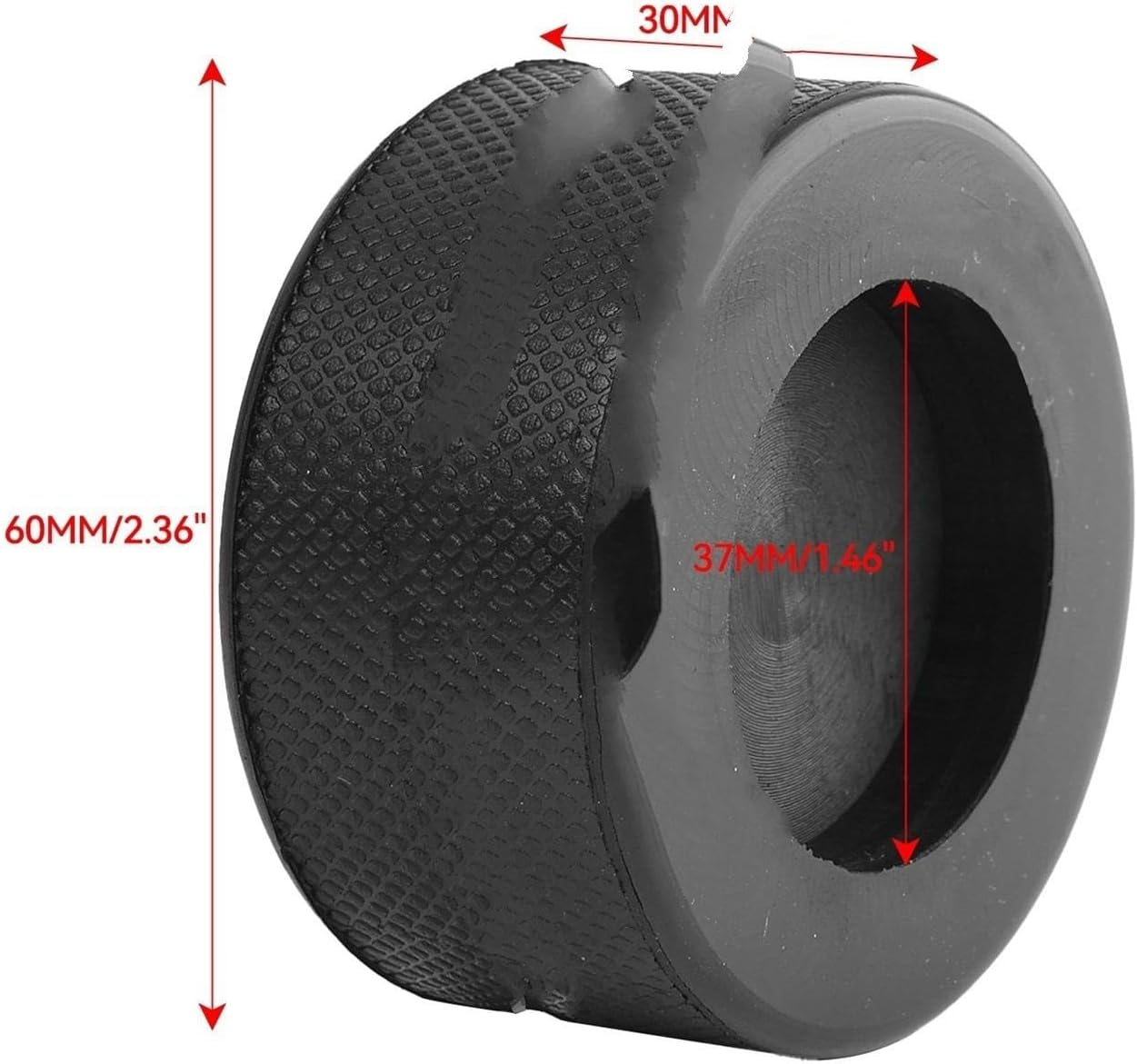 Rubber Bottle Jack Pad Support Point Adapter Jacking Car Removal Repair Tool, for 10 Ton Bottle Jacks, Auto Accessories 60 X 30Mm Car Jack Stand Pad image number 3