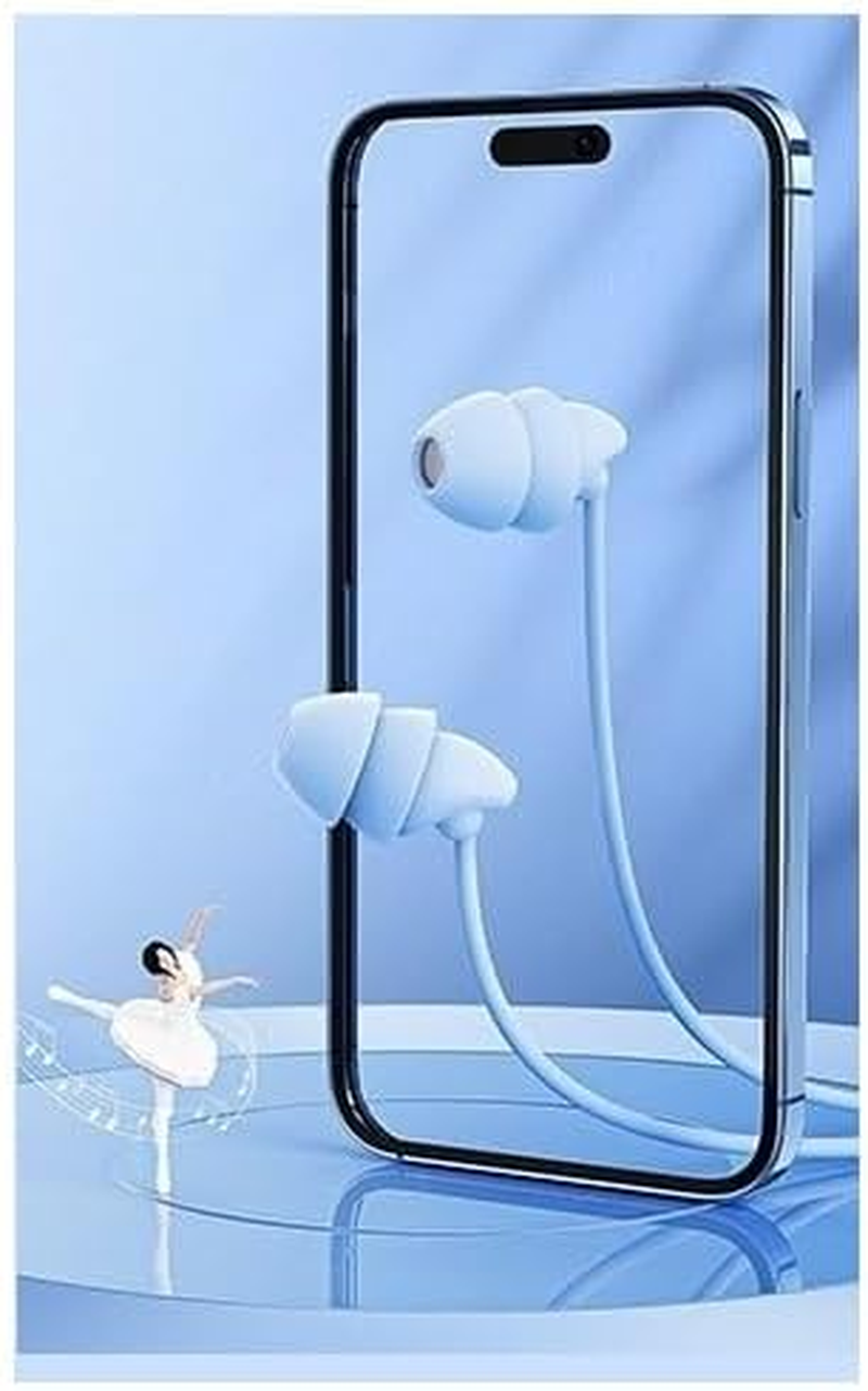 Remax RM-619I Wired Sleep Earphone for Iphone, Blue