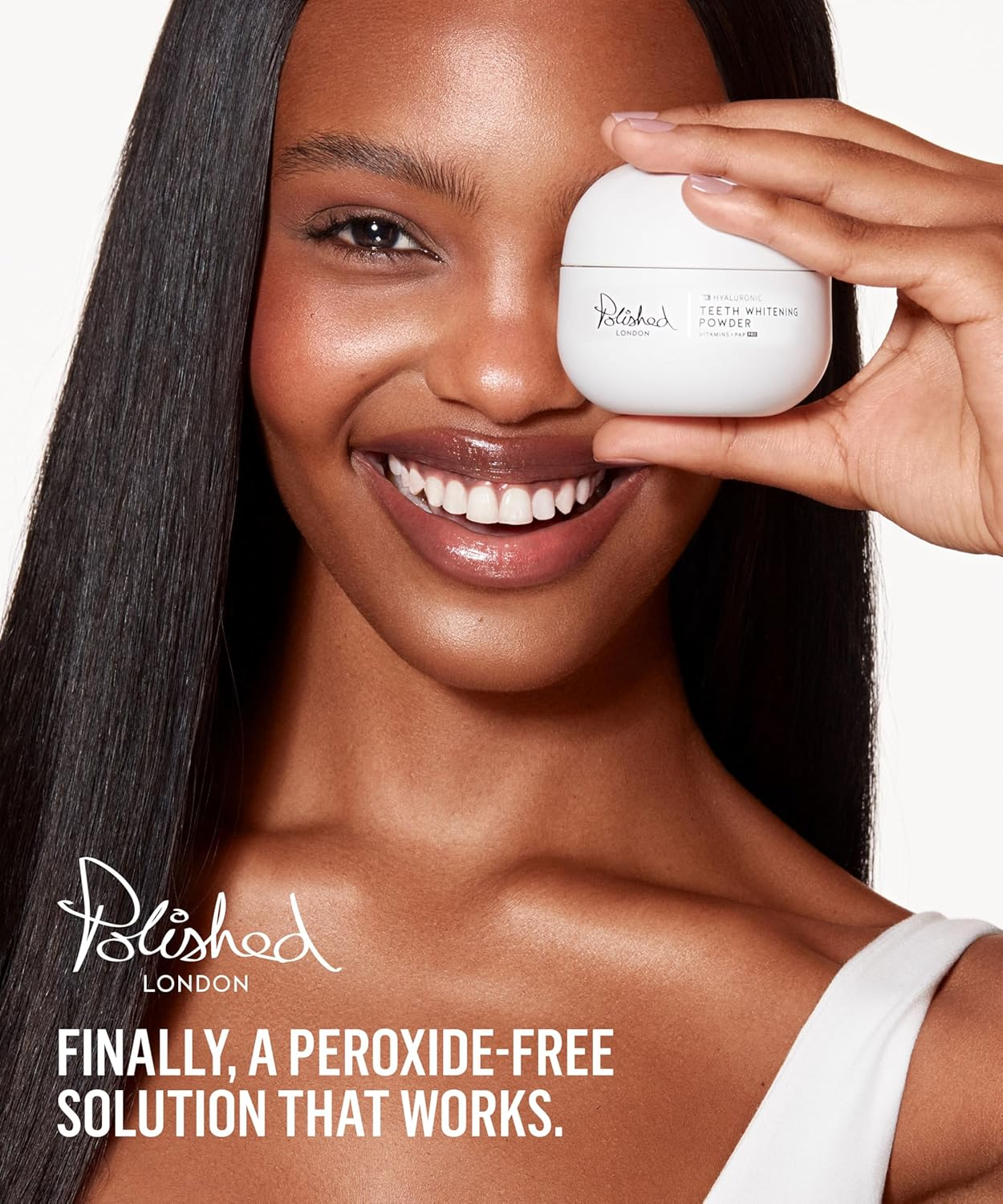 Hyaluronic Teeth Whitening Powder - Dentist-Formulated Teeth Whitener, Enamel-Safe Oral Beauty Innovation - Teeth Whitening & Teeth Stain Remover - Fresh Mint Flavour - 6-Month Supply image number 1