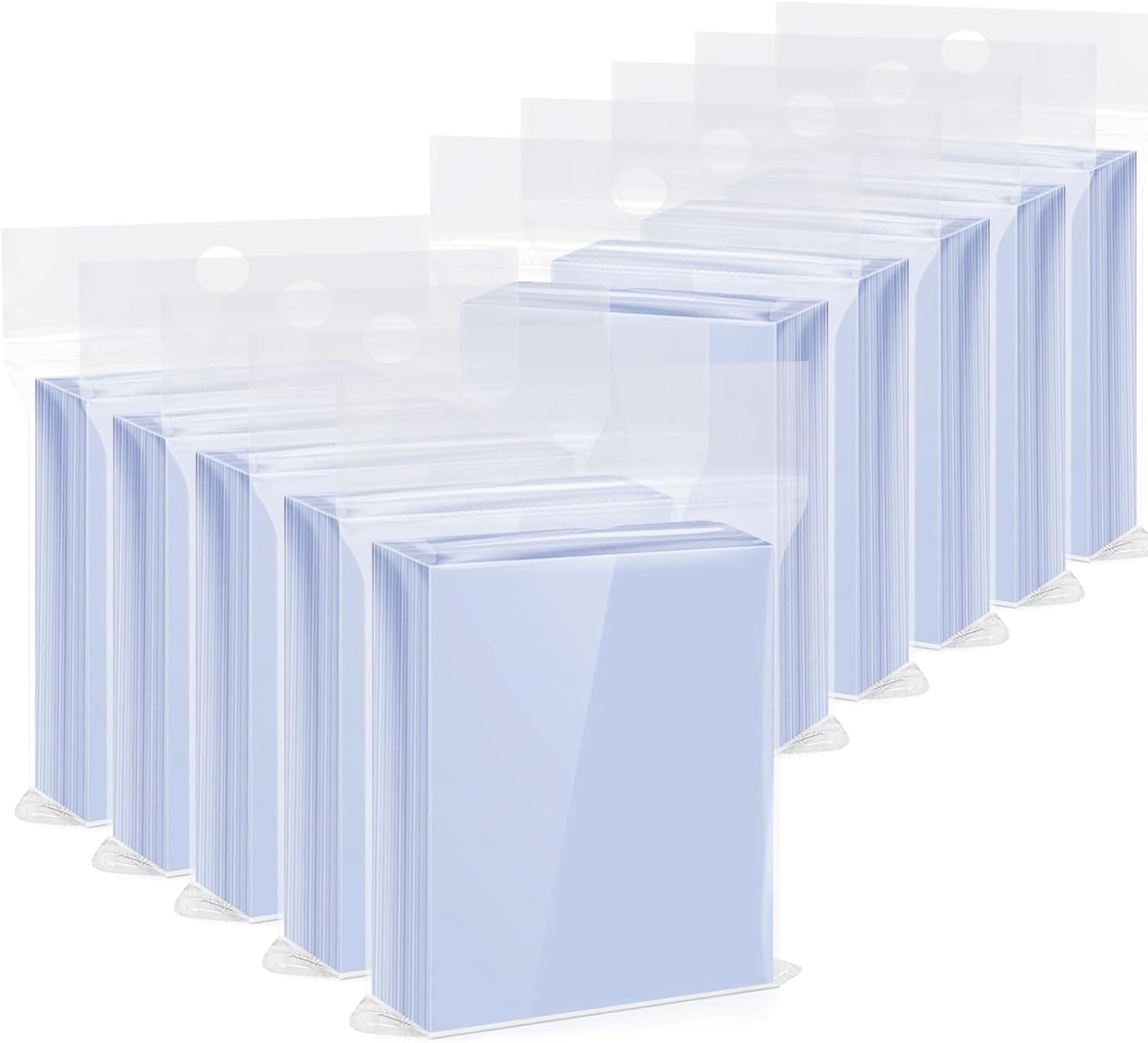 300 Pack Black Card Sleeves Soft &ndash; Cardguard Sleeves for Cards Standard Size Soft Card Protector Sleeves for Trading Cards, Decks, TCG, and Sports Cards Collection Storage 66 X 91Mm