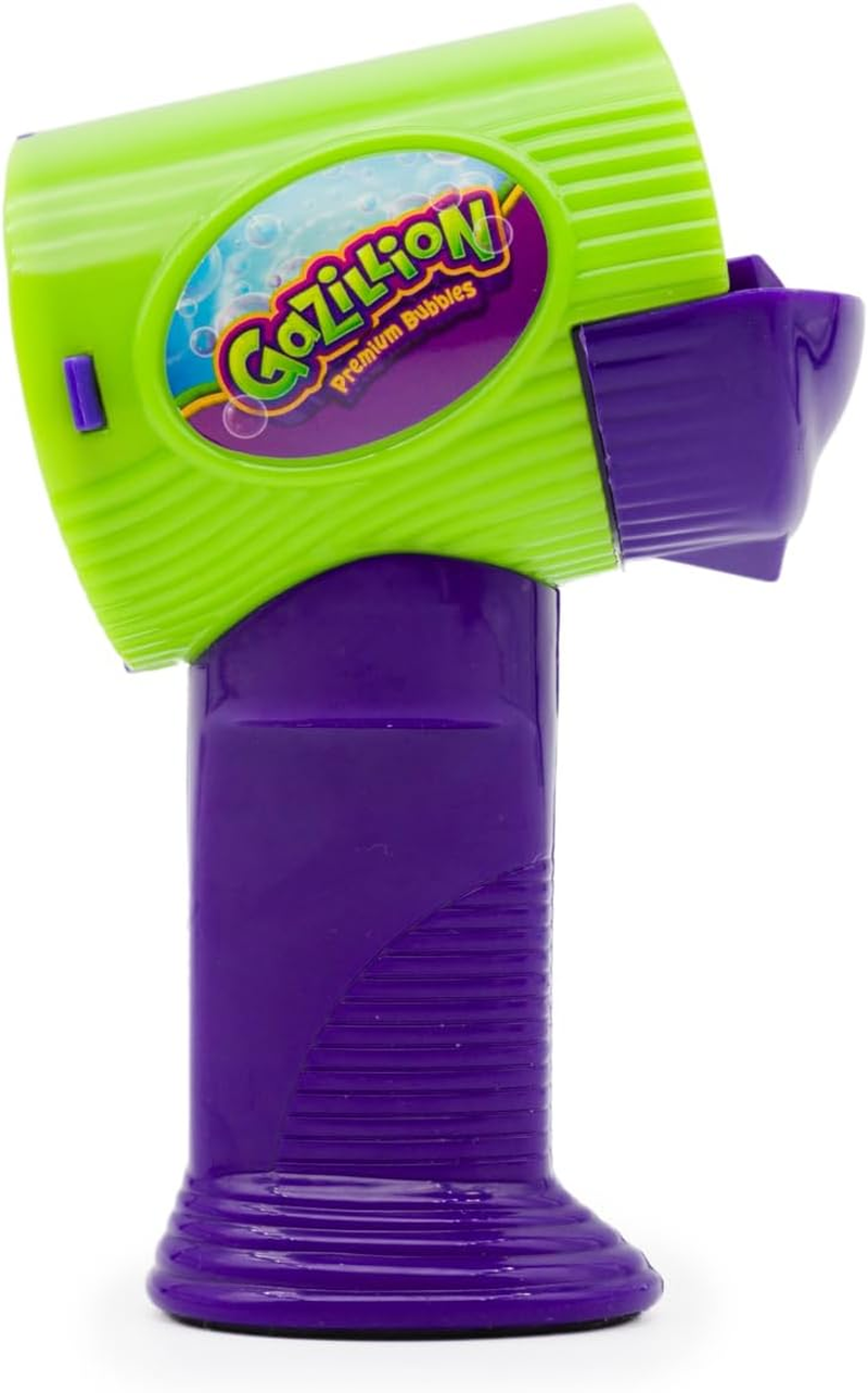 Gazillion Mini Hurricane Bubble Blower &ndash; Handheld 2-In-1 Bubble Machine with Spill-Proof Tray, 4 Oz Non-Toxic Solution, Battery Powered, Kids Ages 3 + image number 6