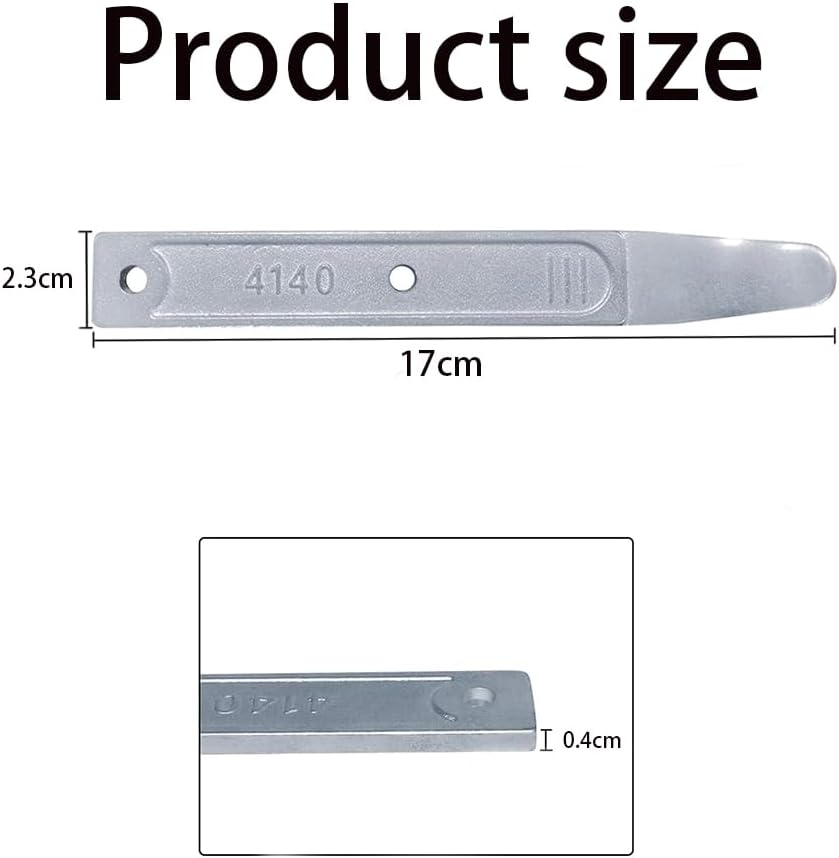 4140 Pry Tool, Panel Removal Tools for Auto Trim,Trim Removal Pry Tool, Car Trim Removal Pry Tool Kit, Interior Door Trim Pry Tool, Metal Pry Bar for Automotive Planes, Panel Popper Tool (1 Pack)