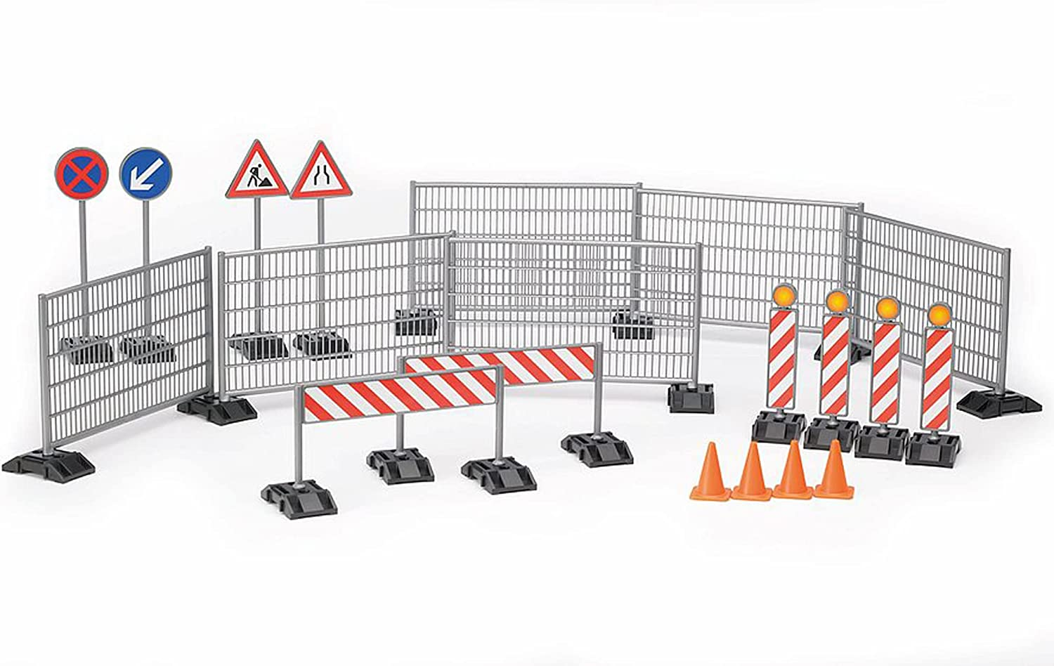 Bruder Construction Accessories Fencing & Hazard Signs Set Kids/Child Toy 3-6Y image number 3
