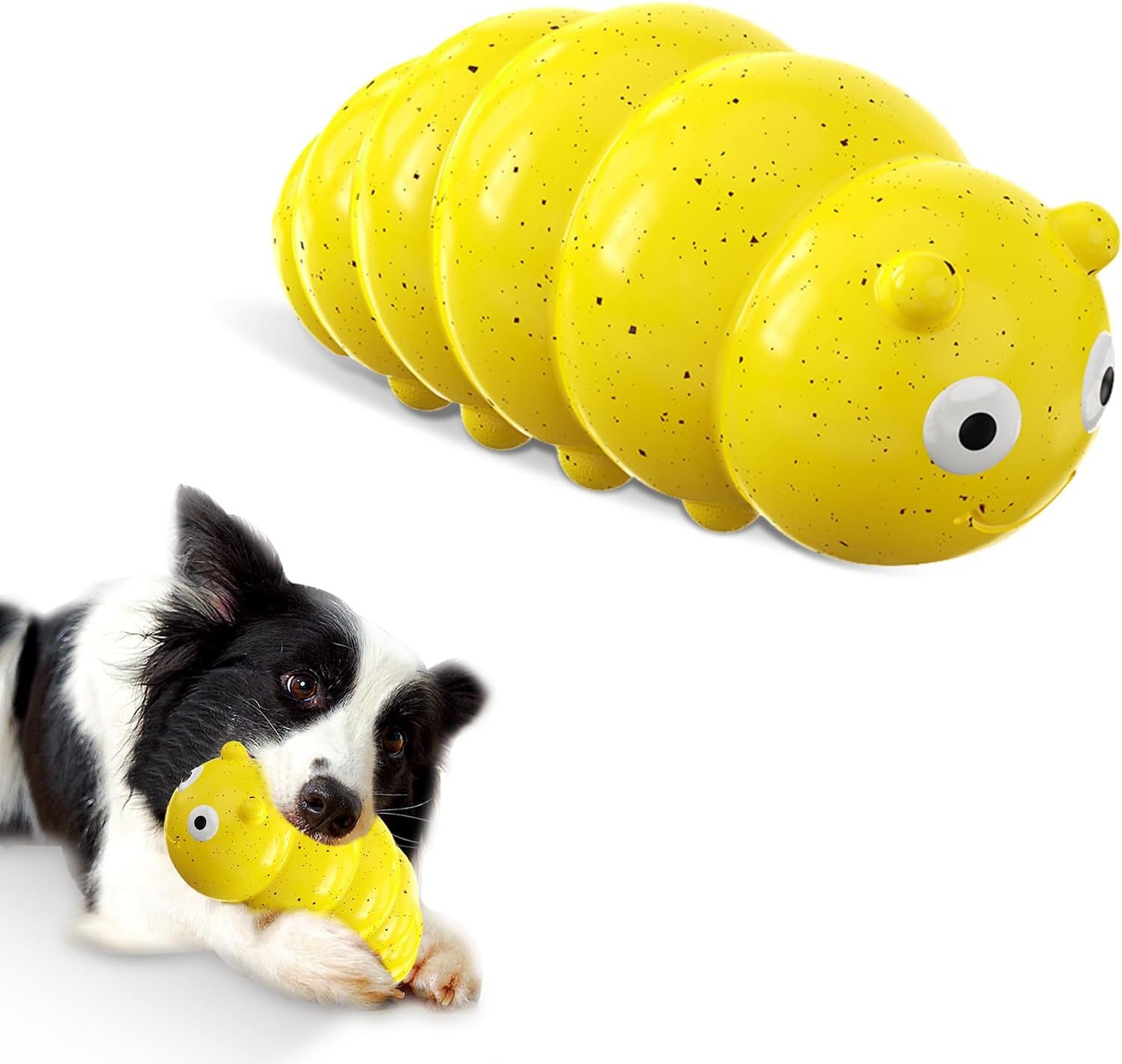 Byffoer Indestructible Dog Toy for Aggressive Chewers, Squeaky Dog Toy for Puppies, Medium and Large, Interactive Chewing Toy, Tough Durable Dog Toy image number 6