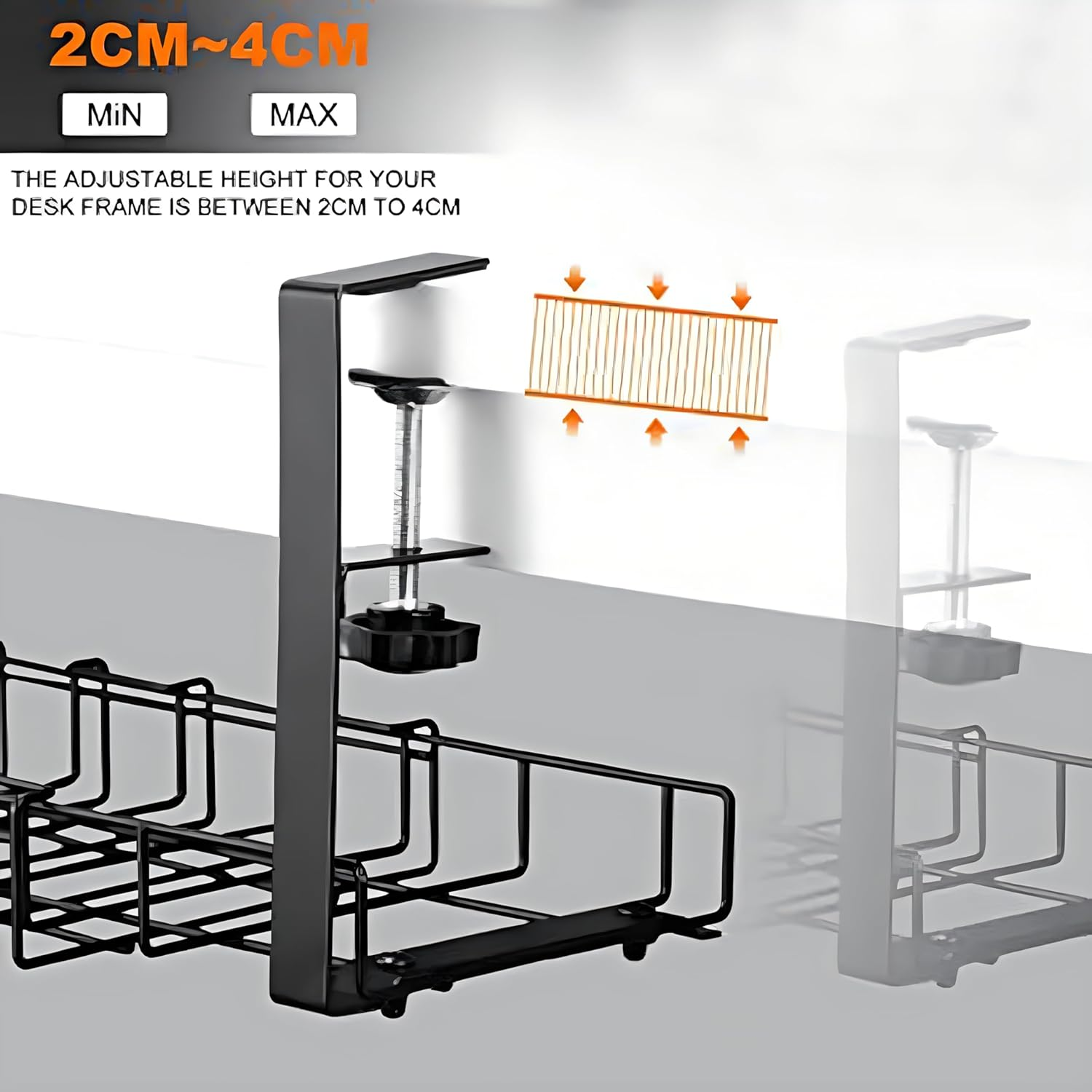 Forge under Desk Cable Tray image number 1