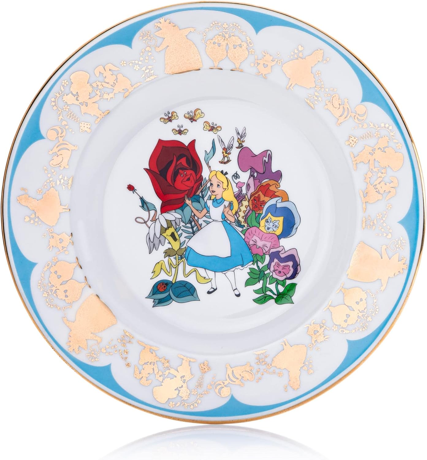 The English Ladies Co Alice in Wonderland Ceramic Plate, 6-Inch Diameter image number 4