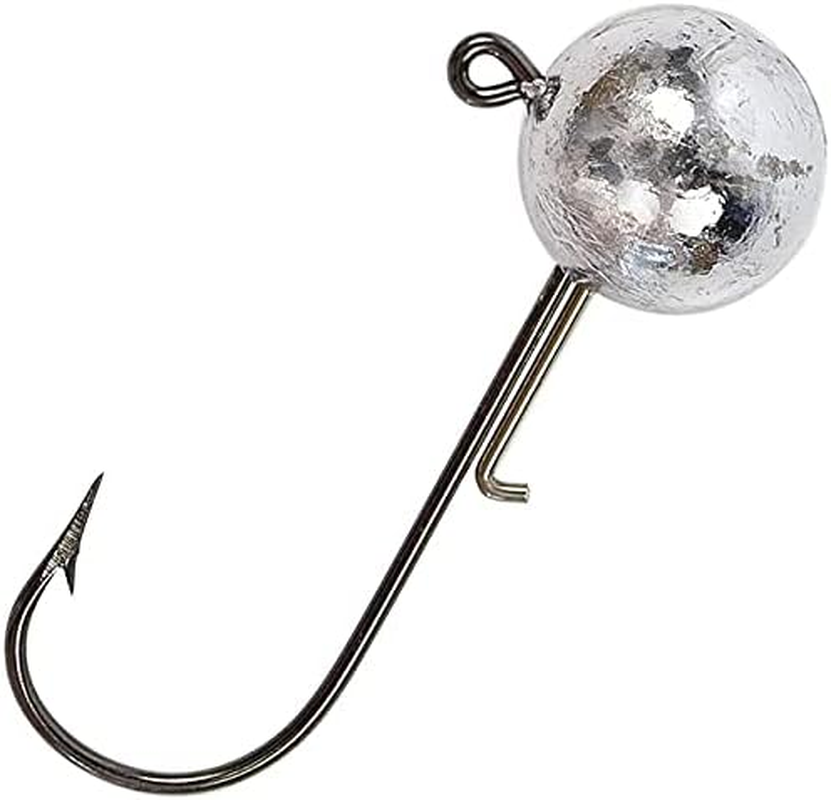 Lead Jig Head Soft Lure Fishing Bait Hook for Saltwater Freshwater image number 1