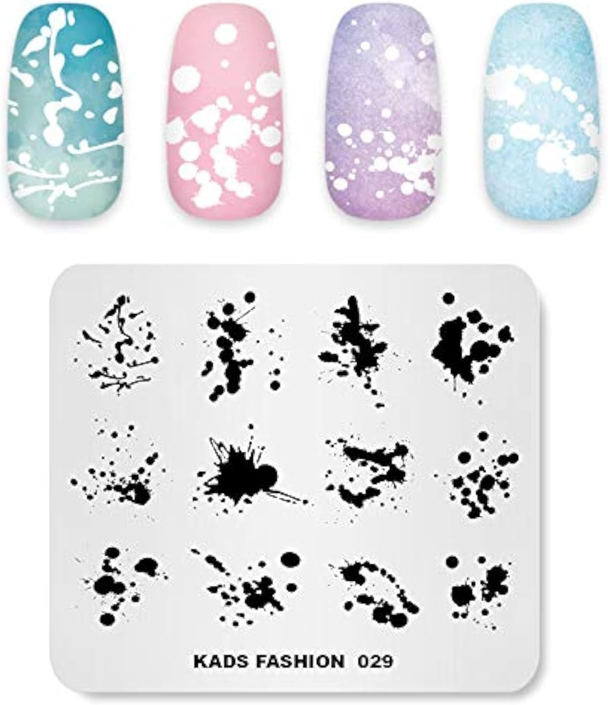 Alexnailart Nail Art Stamping Templates Manicure Tool Lines Lattice (FA006)