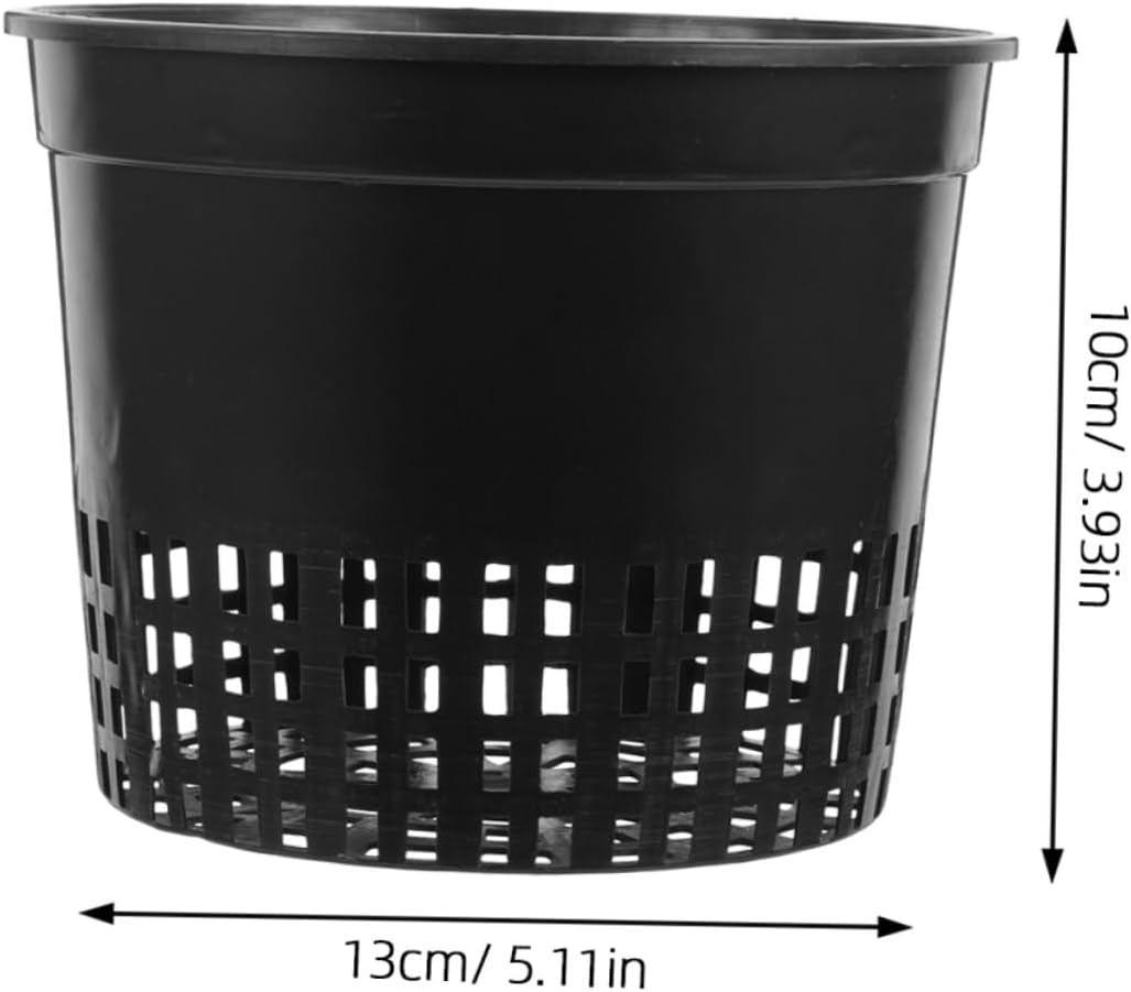 VINTORKY 12Pcs Decorative Planting Cups Garden Pots Plastic Net Pots Hydroponic Supplies Plant Baskets image number 6