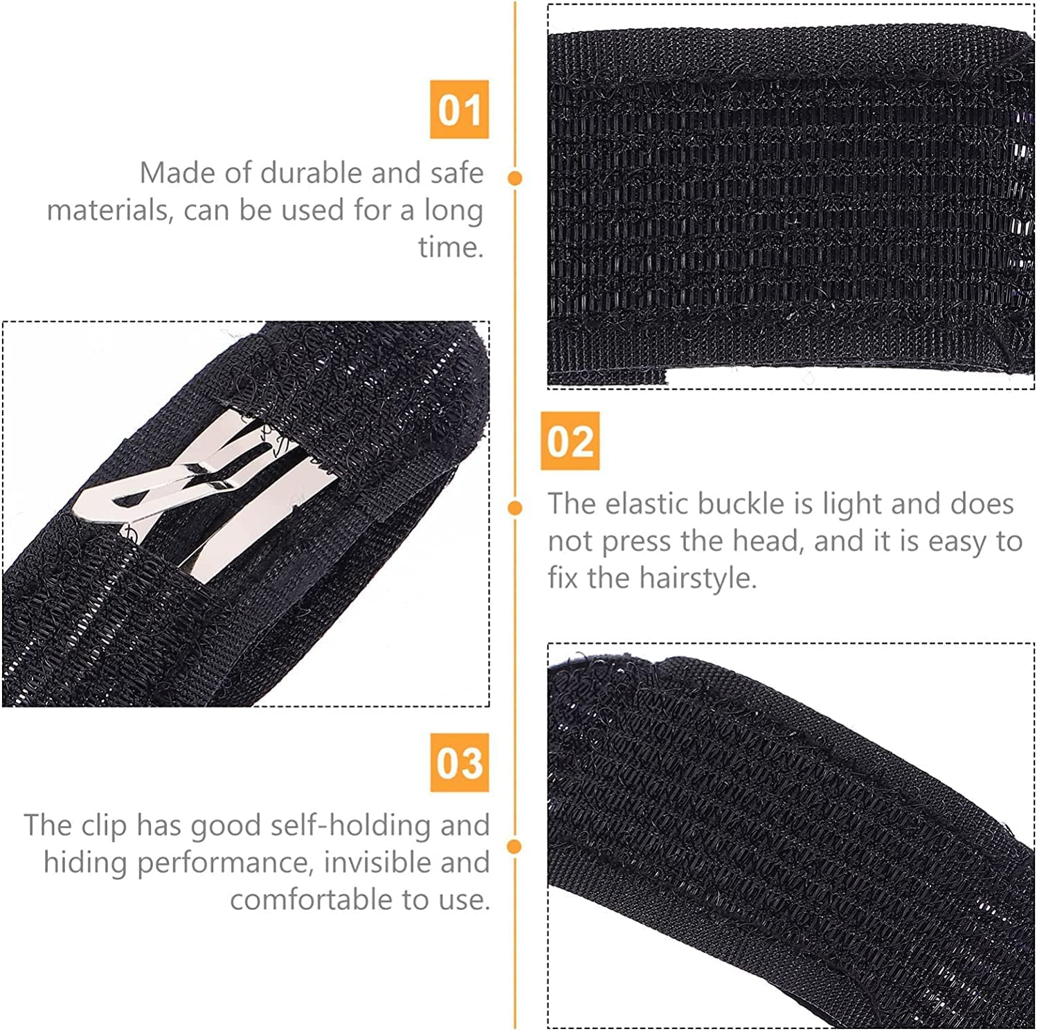 6Pcs Volume Hair Bases Hair Insert Hair Bump up Combs Clips,Hair Bump up Insert Clips Sponge Bump up Hair Clips Volume Bump up Clip,Bump up Inserts Hair Clips Hair Base Inserts Bump It up Hair Pads image number 2