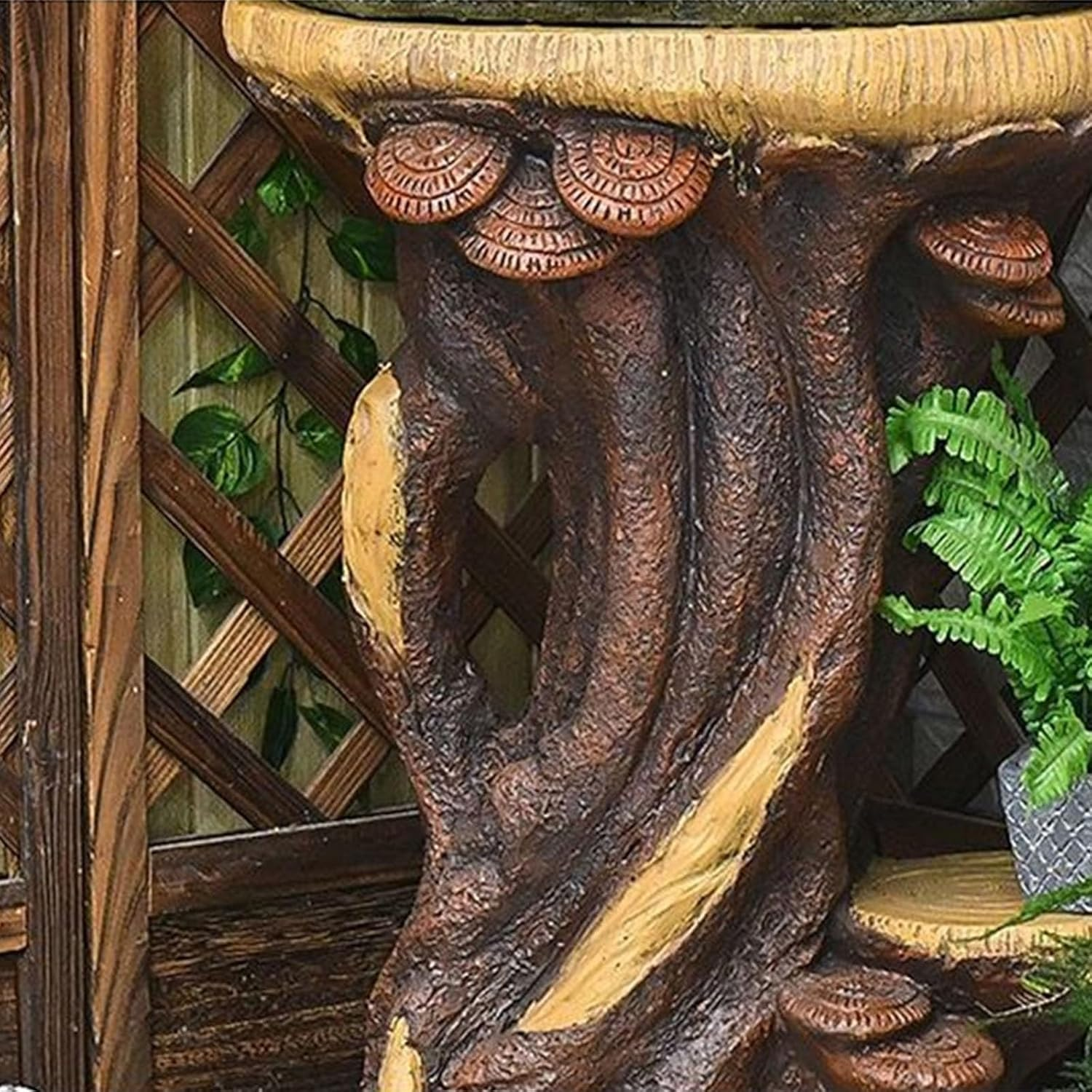 Outdoor Fountain Elephant Indoor Water Fountain, Decoration with Rolling Ball, Floor Standing Decorative Ornament for Home, Office, Bedroom image number 4