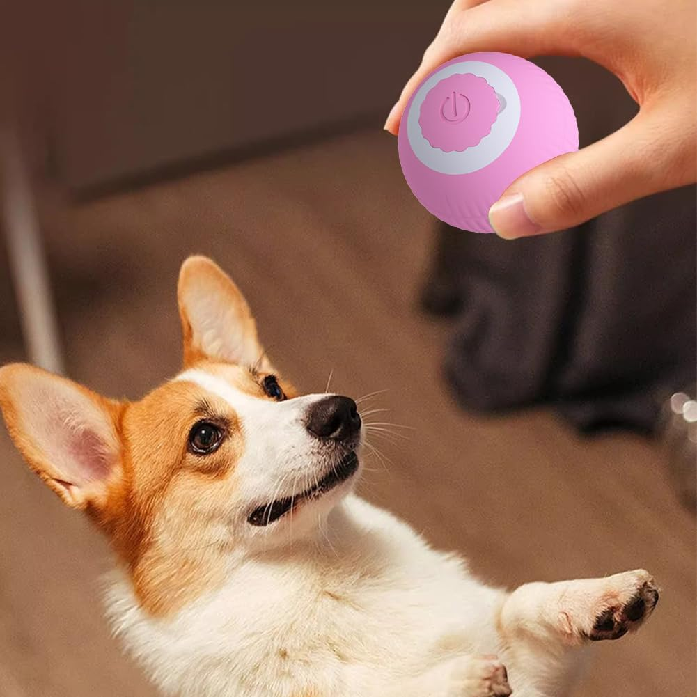Automatic Ball Toys USB Rechargeable Smart Interactive Cat Toy ABS Intelligent Rolling Toy Ball for Indoor Playing image number 6