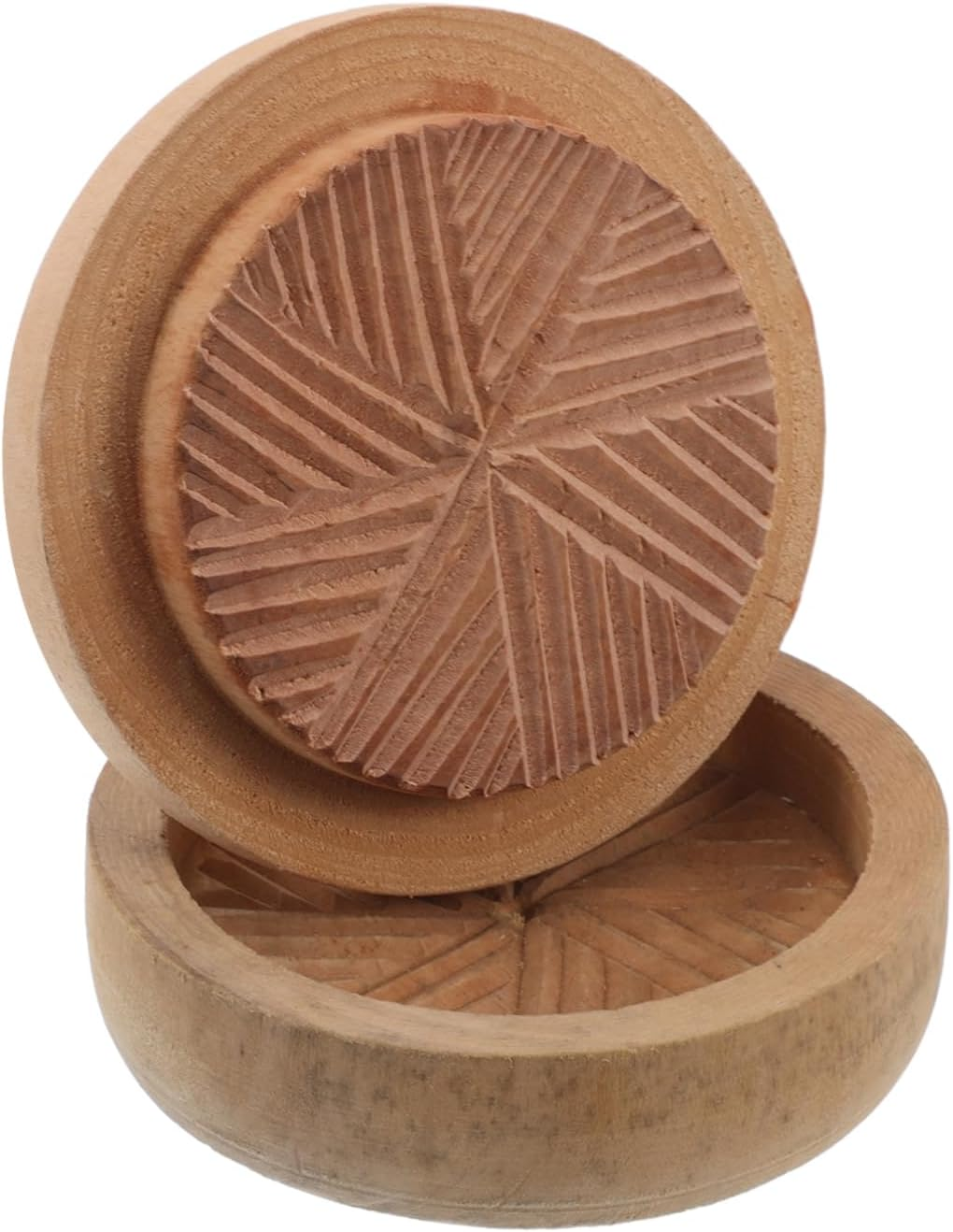 MUCKLILY Shelling Machine for Grain Grinder Kitchen Manual Wooden Mill Grinder Peeling Tray for Seasoning for Home Use and Farm Tools image number 3