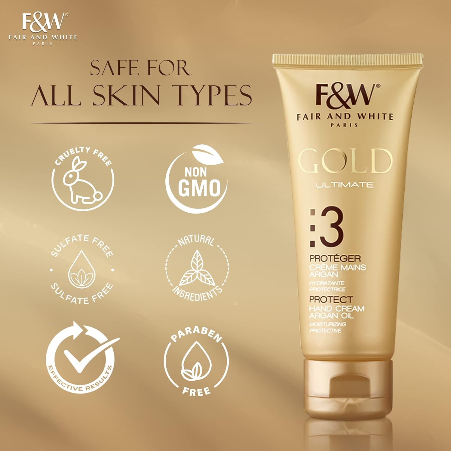 Fair and White Gold #3- Stretch Mark Cream 125 Ml image number 3