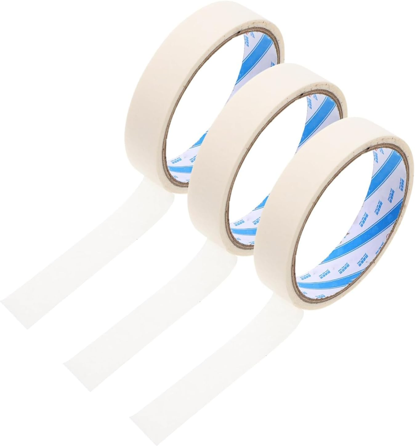 10Pcs Art Tape Paper Tape Adhesive White Painters Tape Beige Spray Paint White Car Paint Car Trim Adhesive Drawing Tapes Car Spraying Paint Tapes Self-Adhesive Tapes Student Japan image number 6