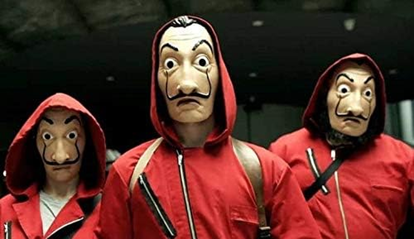 Boolavard Money Heist Mask Dali Mask - Unisex Costume Mask Salvador Dali Cosplay image number 1