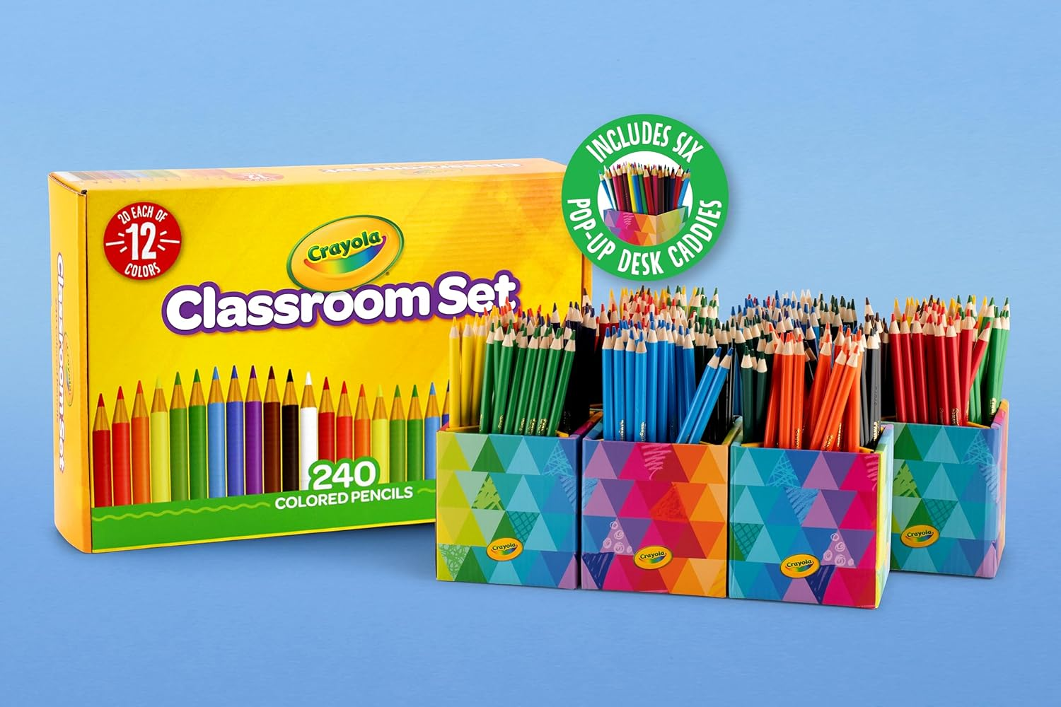 240Ct Col Pencil Classroom Set image number 6