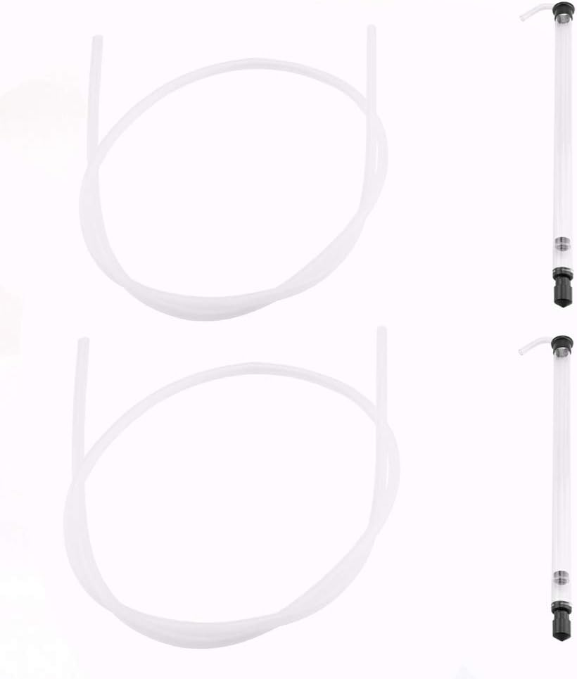 2PCS 15Inch Auto Siphon Racking Cane for Beer Wine Bucket Carboy Bottle with Plastic Tubing image number 4