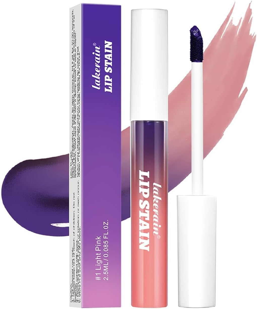 Peel-Off Lip Tint Set - Tattoo Stain Kit, Long-Lasting Matte Finish, Moisturizing Peel-Off Lip Mask, Waterproof & Smudge-Proof, 24H Color Hold (#3 Hot Pink, 2.5Ml)