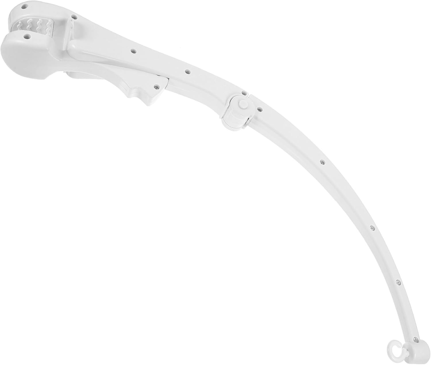 Yardwe Crib Mobile Holder Crib Mobile Hanger Arm Rotatable Wood Grain Nursery Bed Bell Stand DIY Decoration image number 3