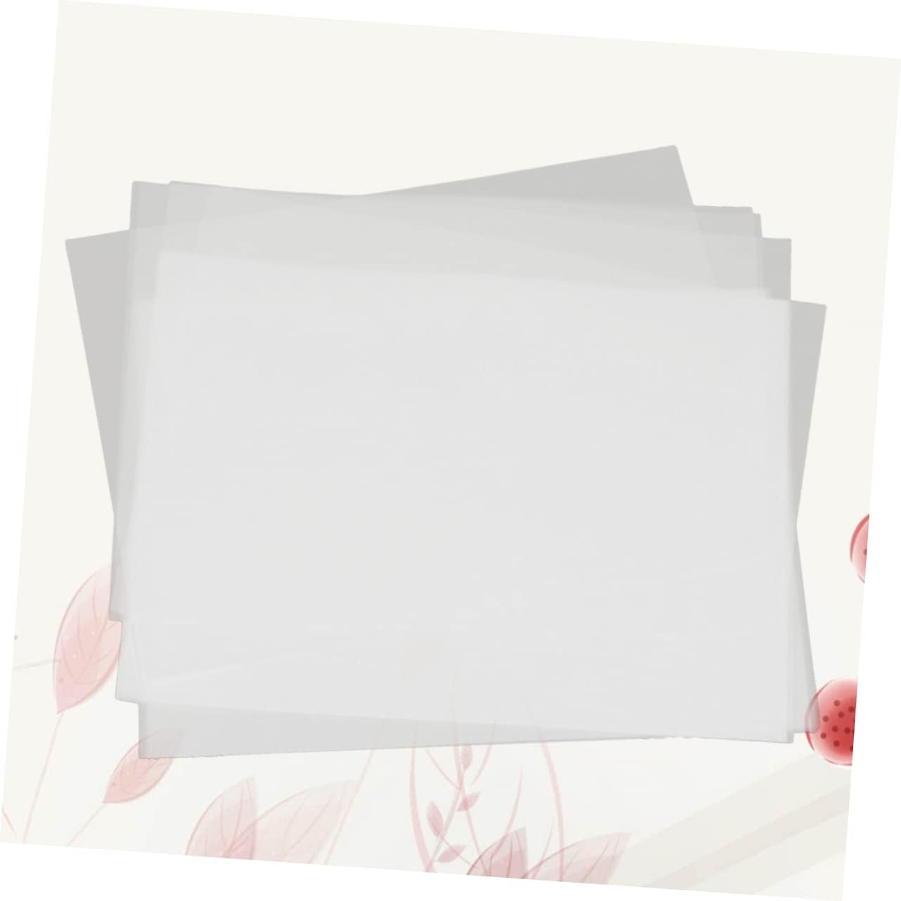 COHEALI 50PCS A3 Tracing Paper Vellum Calligraphy Translucent Vellum Tracing Set for DIY Engineering Drawing image number 5