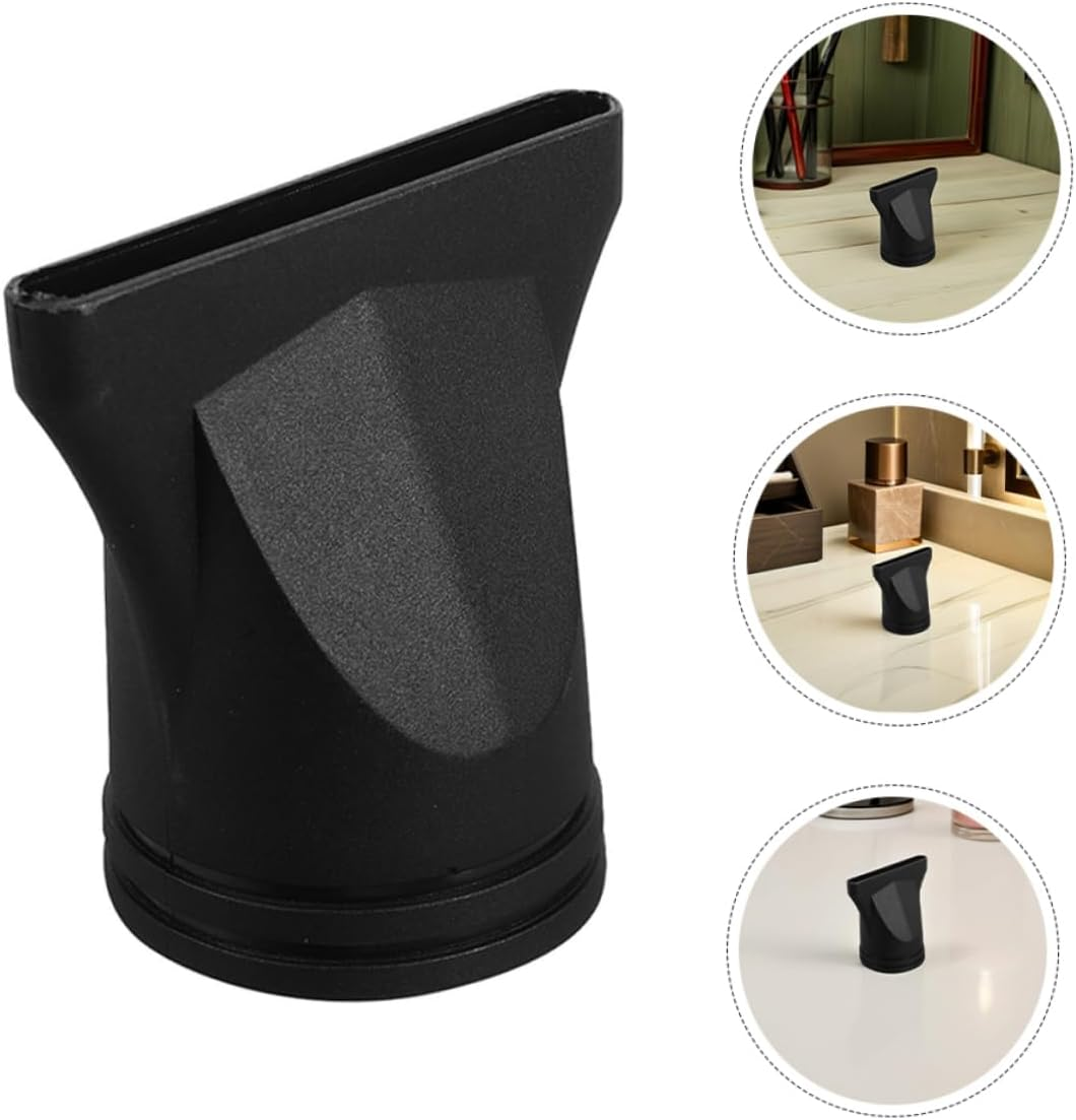 VINTORKY 6Pcs Hair Dryer Nozzle Accessories Nozzle Tip for Hair Blower Black Plastic image number 2