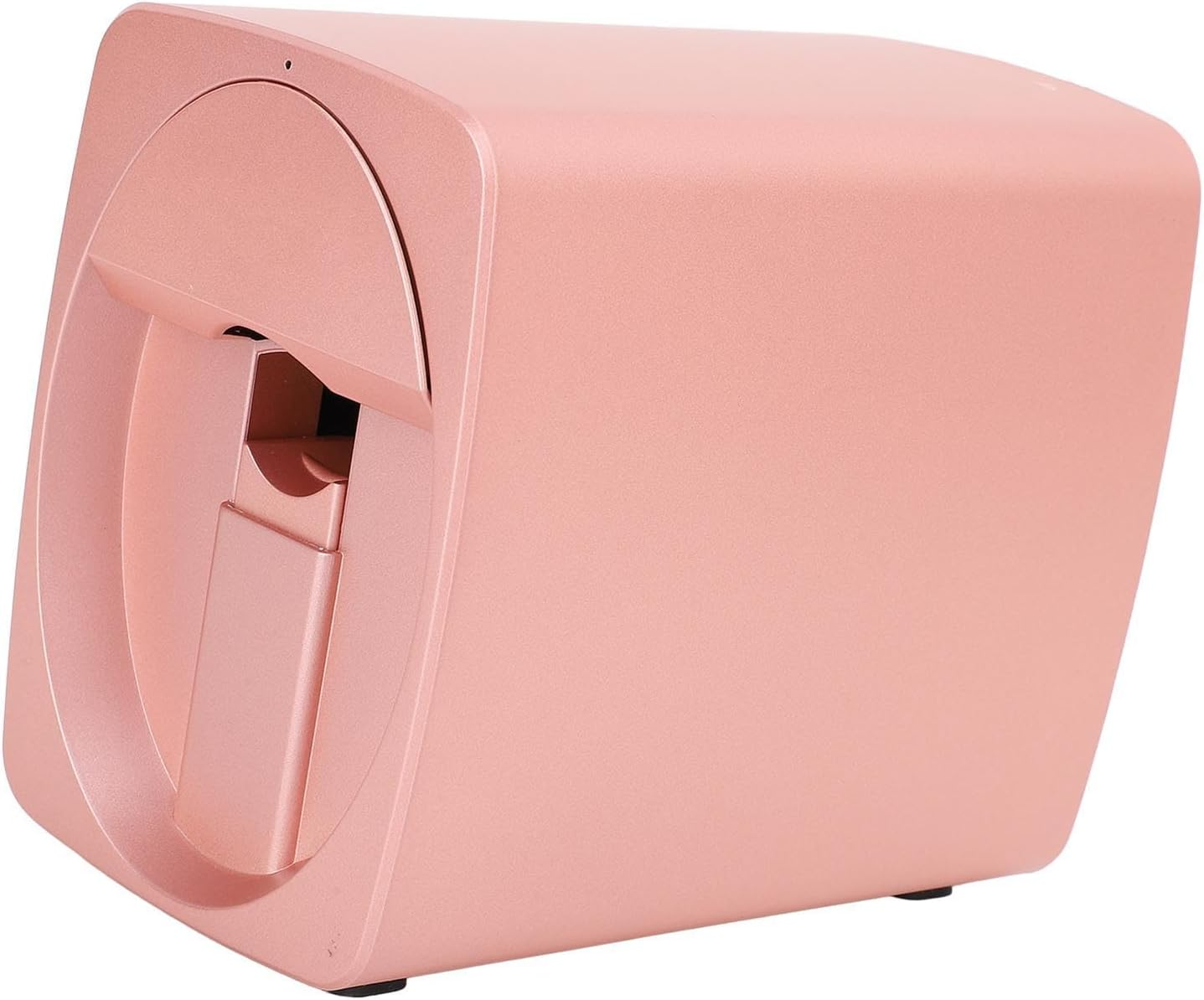 VELATEMOR Smart Nail Printer with App Control, 2400Dpi High Resolution, Camera Positioning, Portable Nail Art Machine for Travel and DIY Art (Rose Gold) - White image number 7