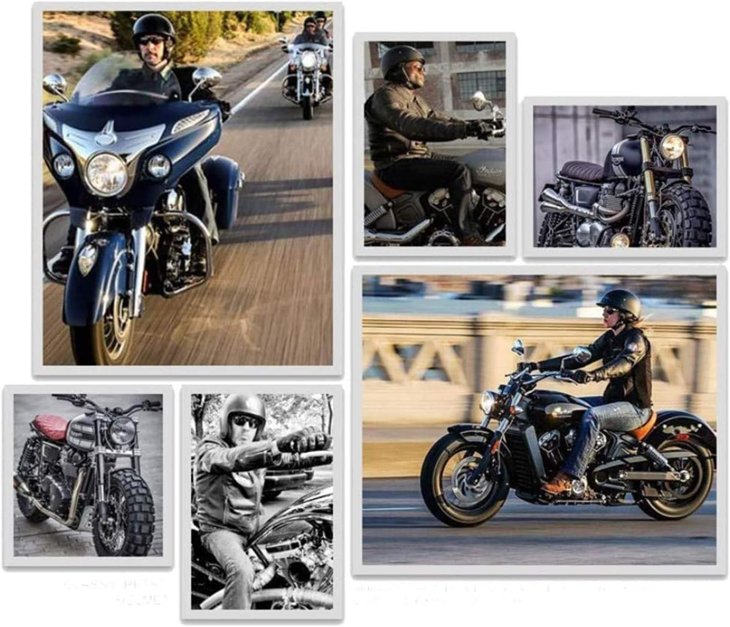 Classic Half Motorcycle Helmet Cruiser Chopper Biker Black ECE/DOT Approved Adult Motorbike Scooter Helmet for Men and Women Vintage German Style Motorbike Scooter Helmet image number 4