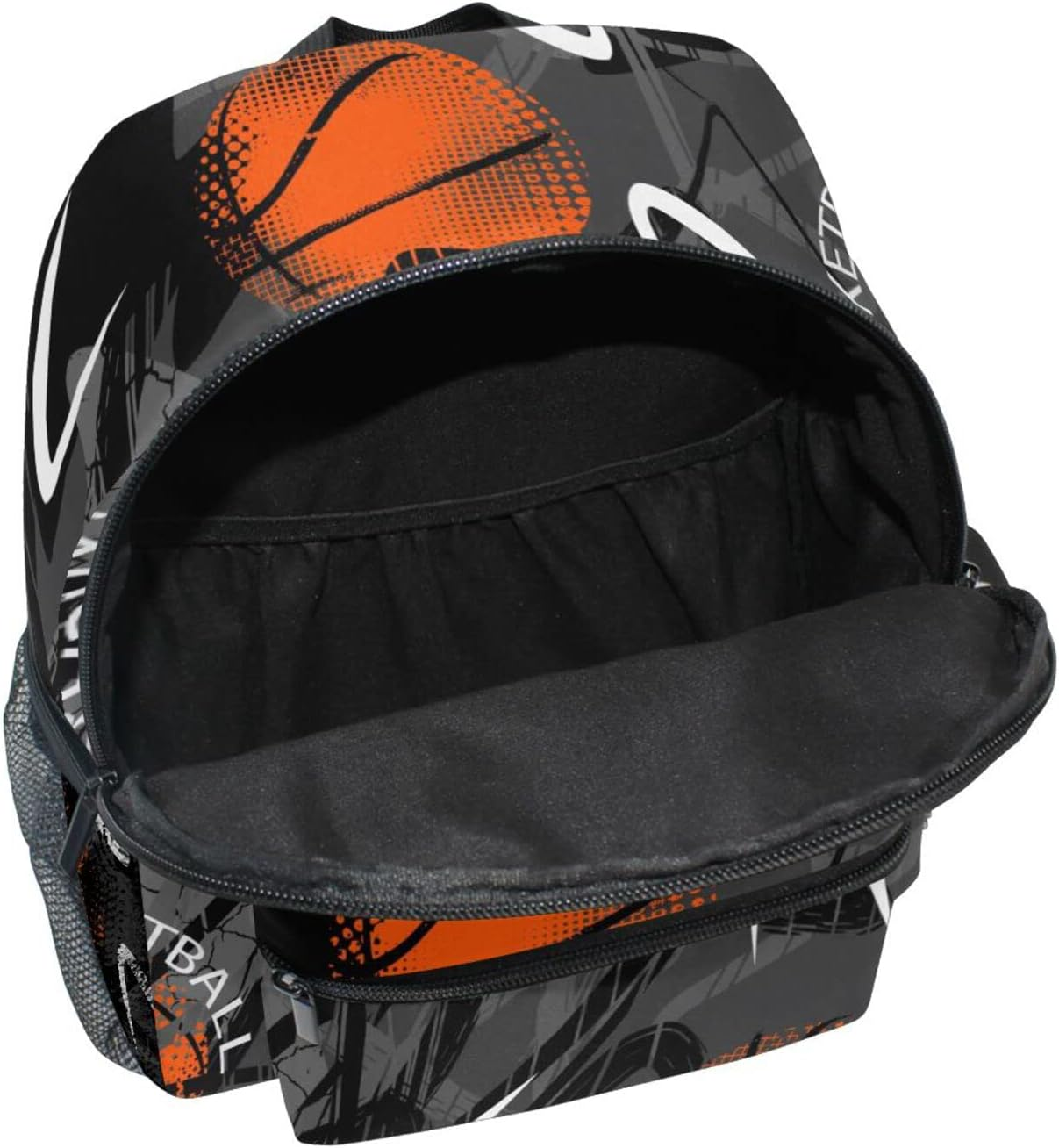 AIXIWAWA Cute Kids Backpack (Basketball Pattern) with Whistle Buckle, Toddler Backpack for Boys and Girls Ages 3-8 image number 6