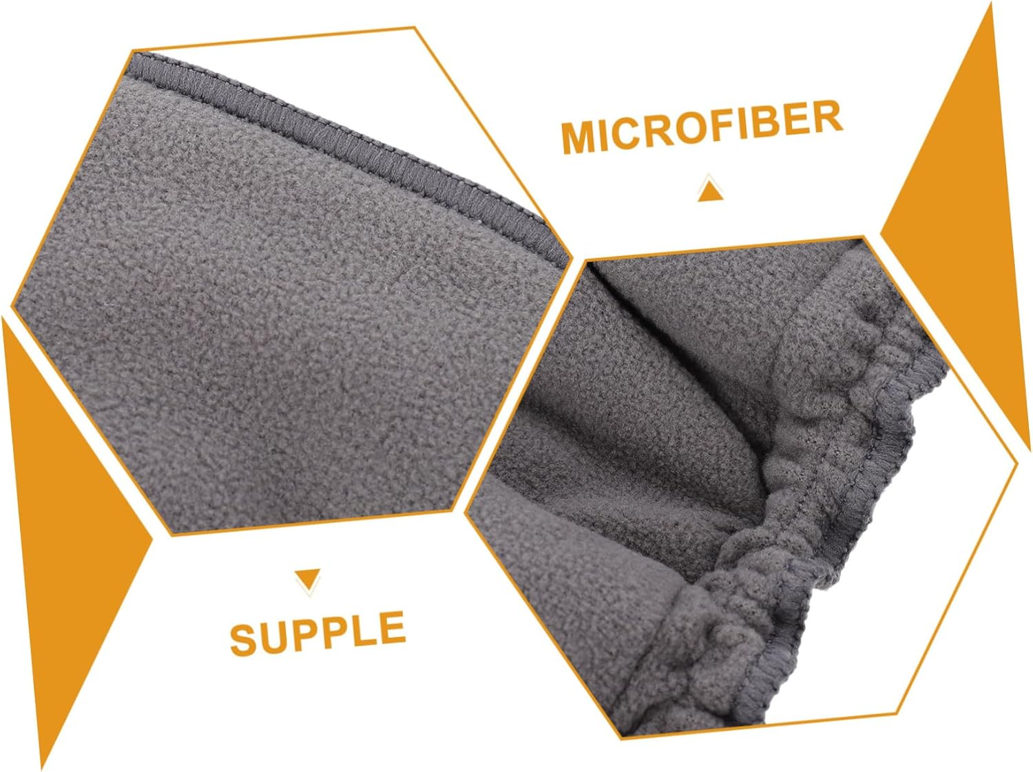 ERINGOGO 3Pcs Washable Diapers Reusable Cloth Diaper Inserts Leak Protection Super Absorbing