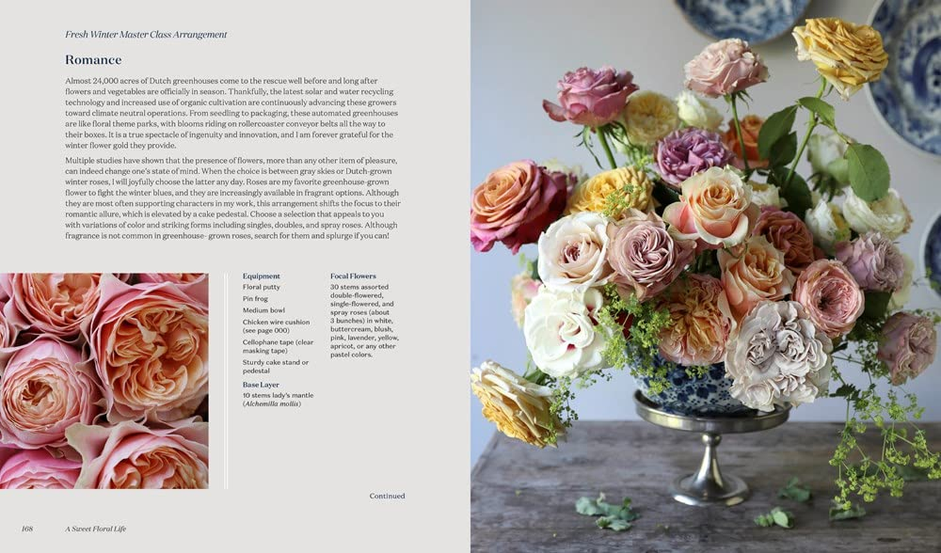 A Sweet Floral Life: Romantic Arrangements for Fresh and Sugar Flowers [A Floral D&eacute;cor Book] image number 6