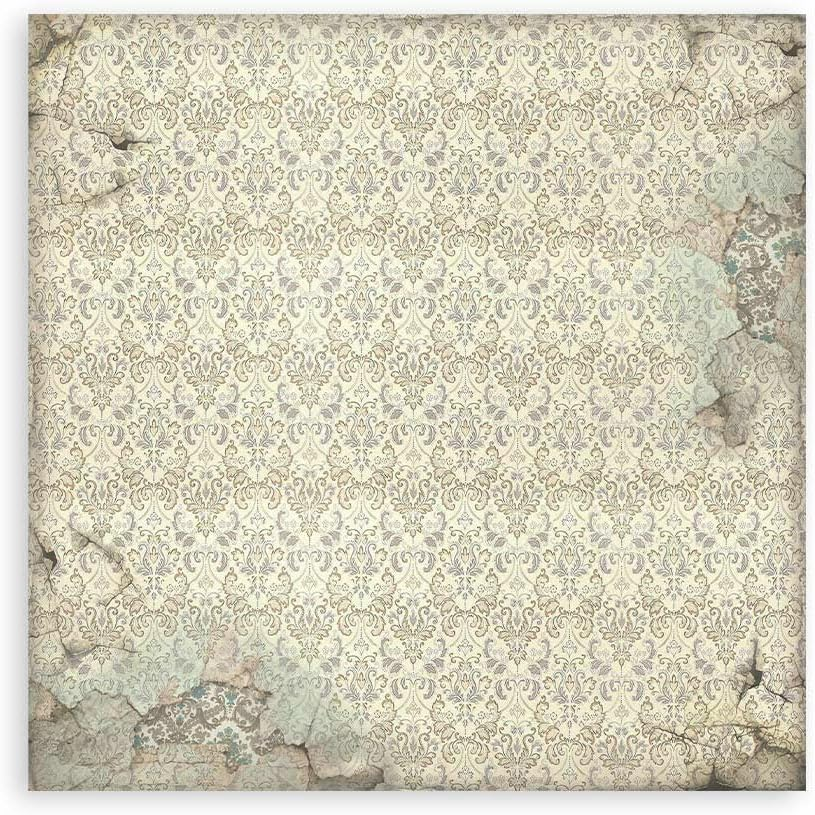 Scrapbooking Small Pad 10 Sheets Cm 20.3 X 20.3 Cm Backgrounds Selection - Voyages Fantastiques image number 2