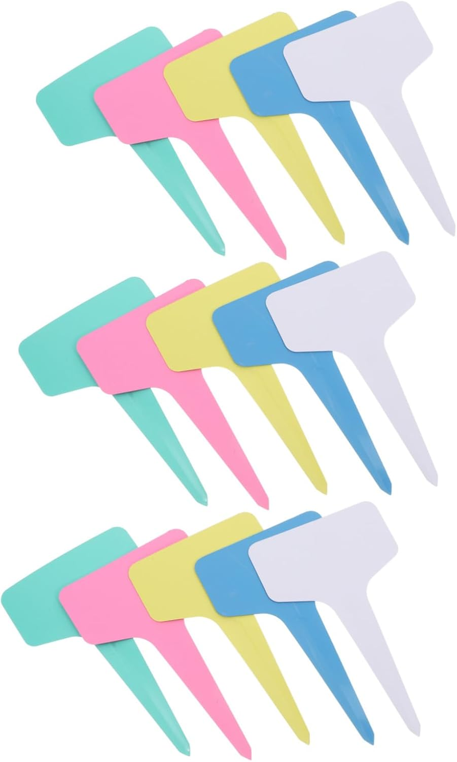 BEBEMOKO 100Pcs Shaped Plant Labels for Garden Nursery Tags for Easy Plant Identification Outdoor and Indoor Herb Flower Vegetable Gardening image number 3