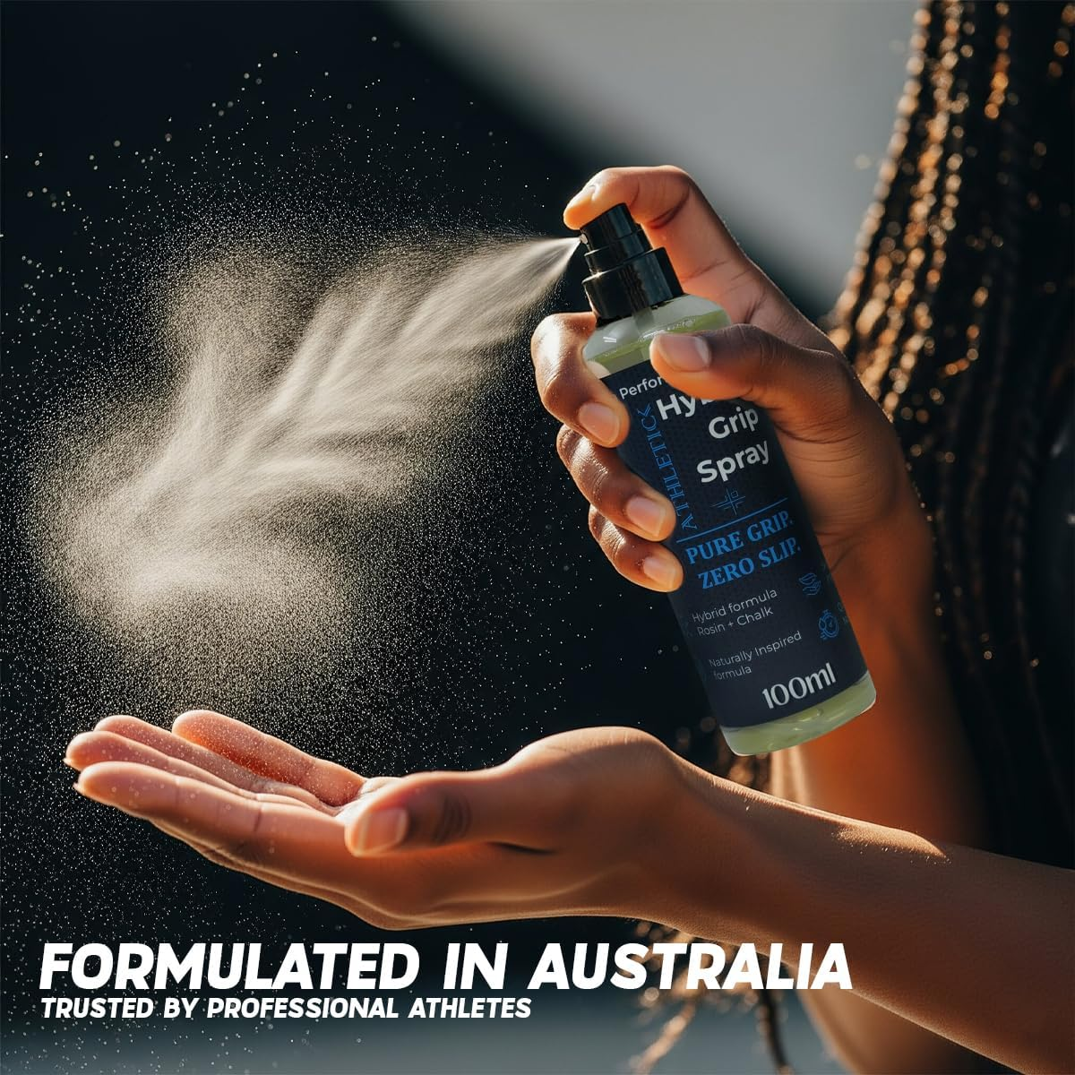 Athletick Hand Grip Strengthener Spray&ndash; Gym Accessories for Pull up Bar, Calisthenics, Exercise & Fitness Equipment, Grip Strength Trainer, Tennis Grip, Golf Grip Trainer, Pickleball image number 3