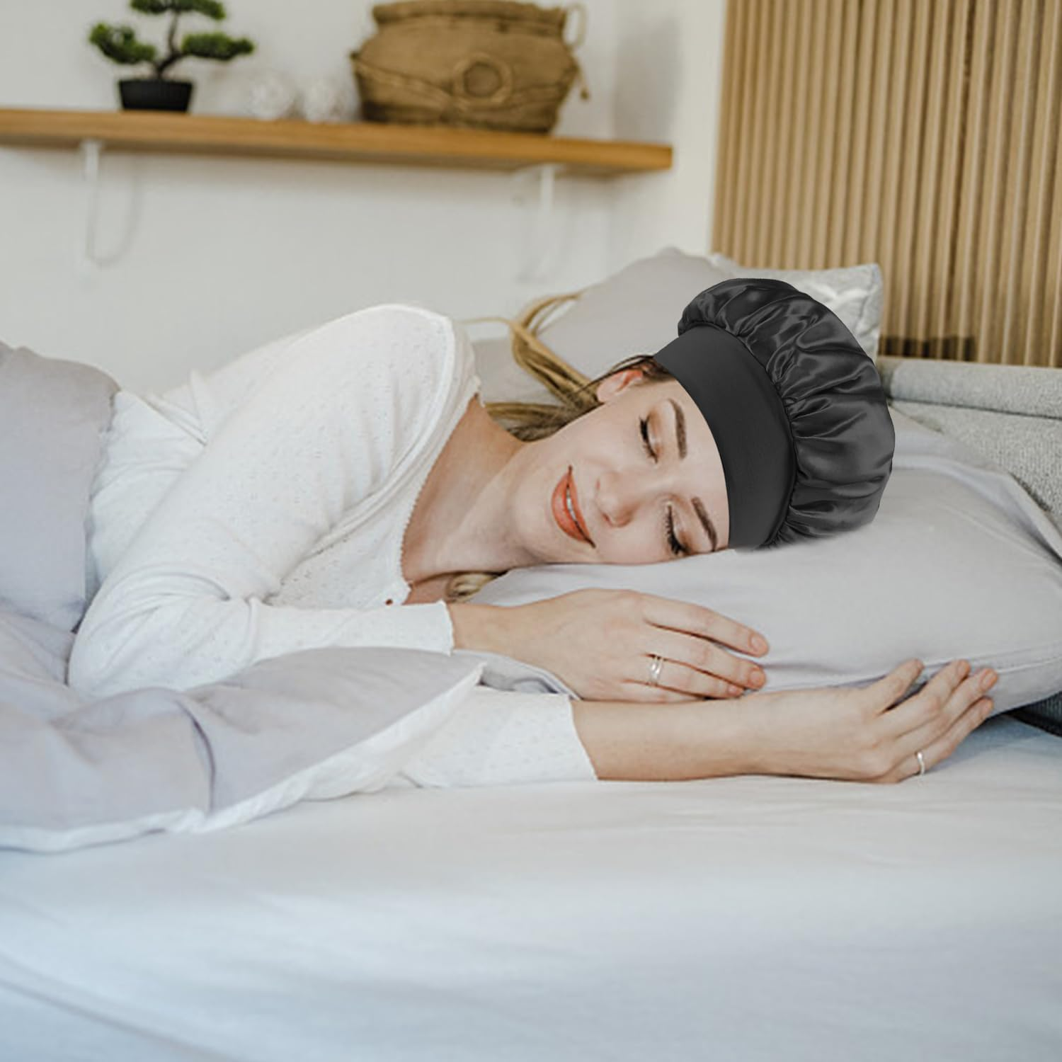 1 X Curl and 1 Piece Hair Cap with 1 X Hair Clip and 2 X Hair Rings, Hairstyle Design Accessories, Hairdressing Salon Accessories, Creative Hair Blocker. image number 1