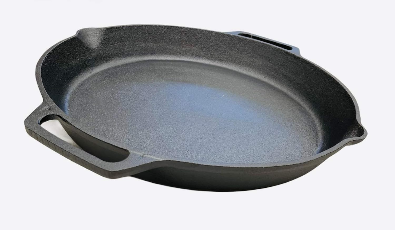 Boutique Retailer Oven Safe Cast Iron Skillet Cooktop Paella Fry Pan image number 2