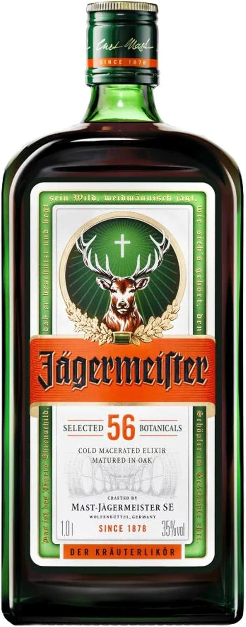 Jagermeister Herbal Liqueur, 1000Ml